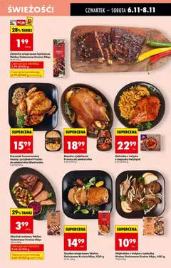 Pogląd oferty "Kaczka z jabłkami Prosto do piekarnika, Duck with apples, ready to bake." - ważna od 06.11.2025 | Strona: 27 | Produkty: Karta, Kurczak, Kaczka, Wolno gotowane