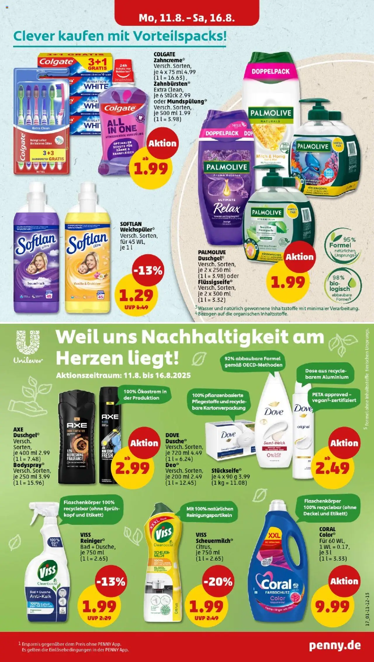 Penny - Mecklenburg-Vorpommern - gültig ab dem 11.08.2025 | Seite: 17 | Produkte: Orchidee, Coral, Bad, Wasser