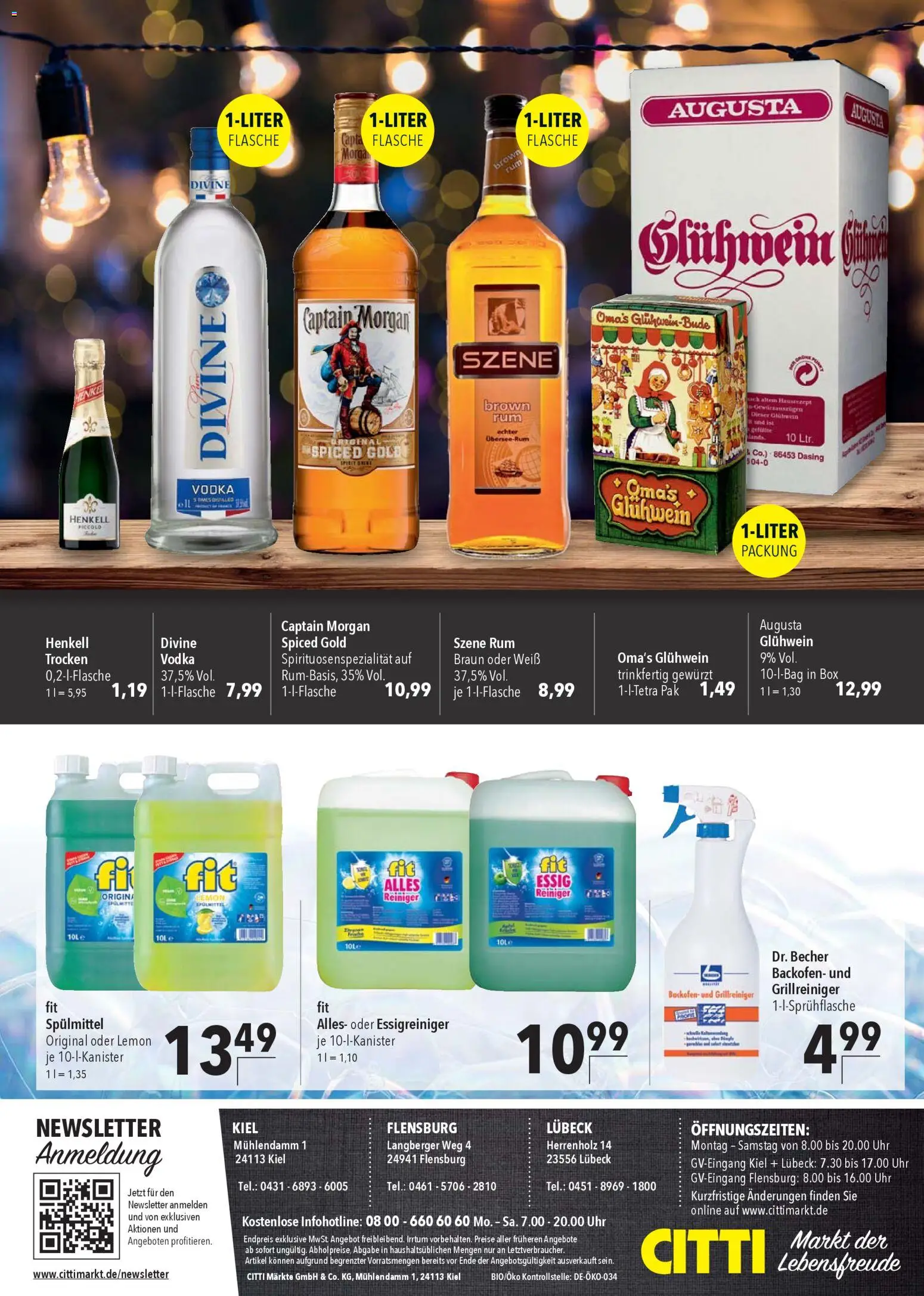 CITTI Markt Aktuelle Angebote für Profis – gültig ab 05.11.2025 | Seite: 8 | Produkte: Box, Backofen, Captain morgan, Vodka