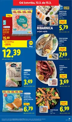 FISH CULTURA Svježa Orada očišćena, Svježa Orada očišćena, 650 g - Pregled kataloga iz trgovine Lidl, vrijedi od 09.03.2026 | Stranica: 59