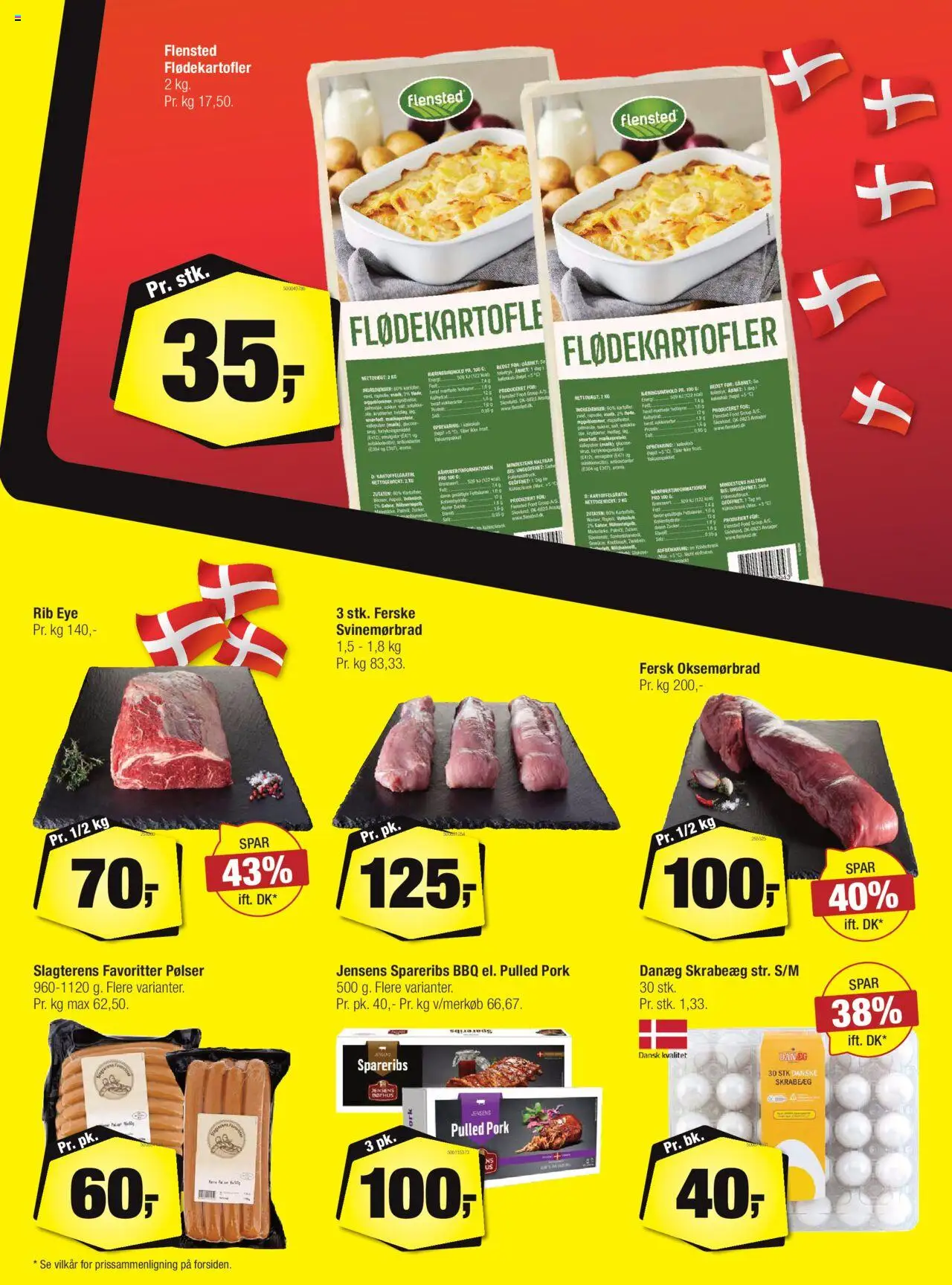 Calle Tilbudsavis gyldig fra 20.08.2025 | Side: 13 | Produkter: Pølser, Salt, Spareribs, Sukker