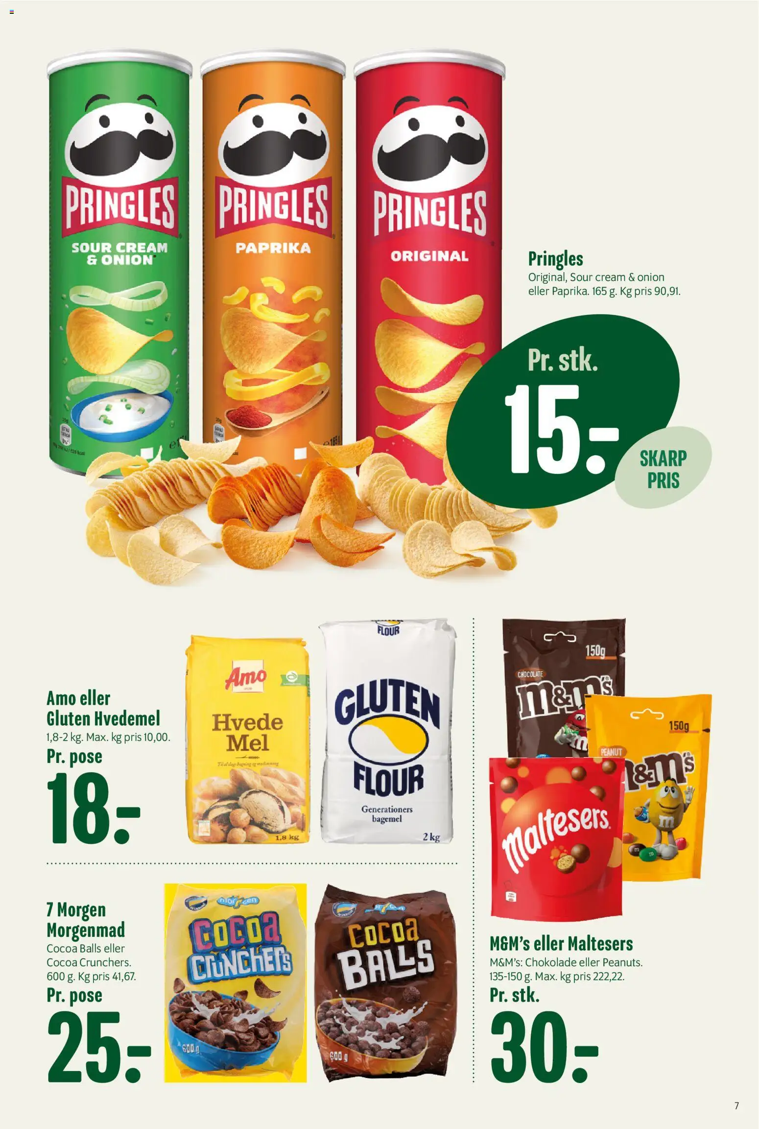 Min Købmand tilbudsavis – gyldig fra 06.02.2026 | Side: 7 | Produkter: Chokolade, Hvedemel, Paprika