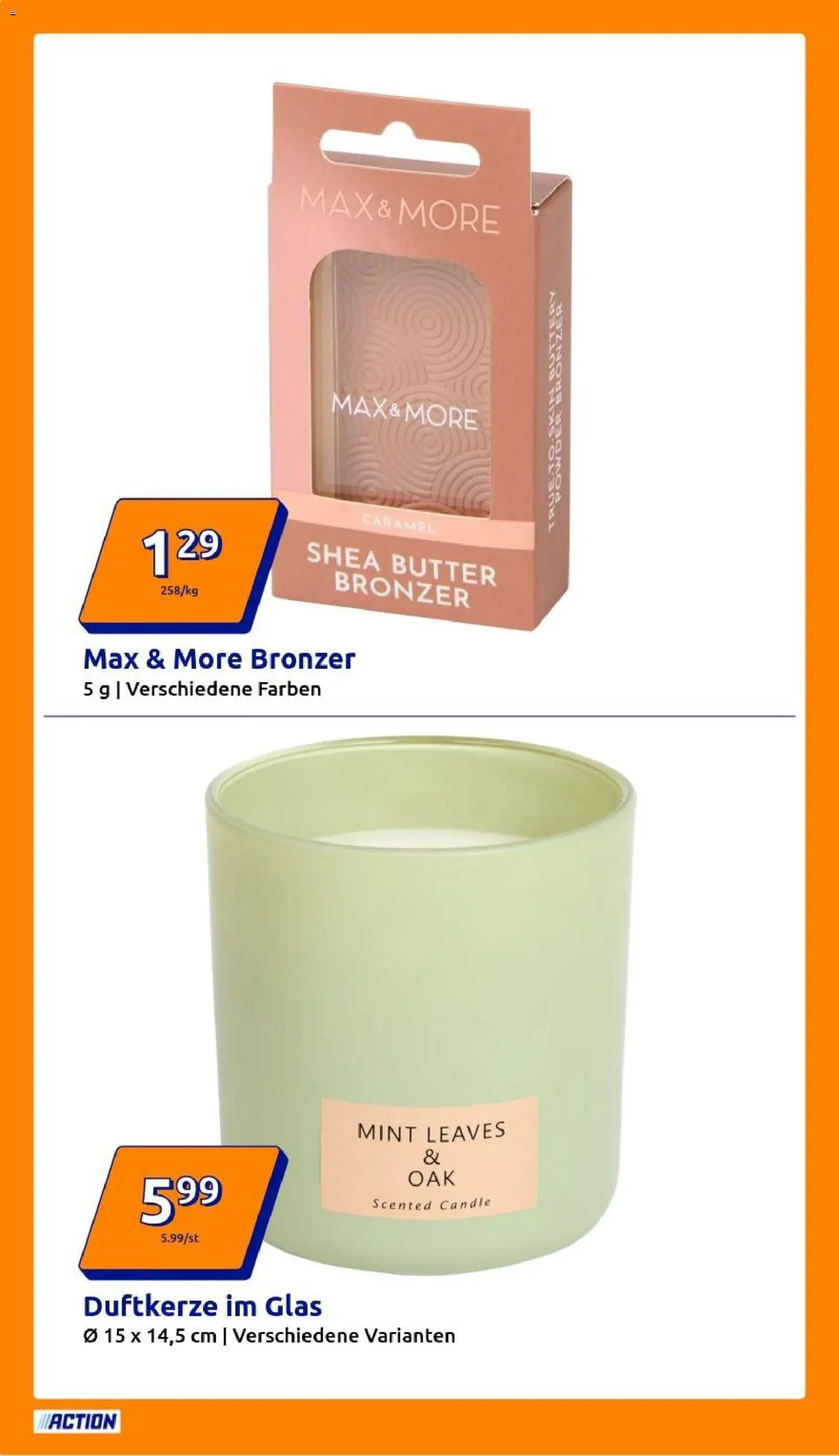 Action Prospekt – gültig ab 19.11.2025 | Seite: 32 | Produkte: Butter, Bronzer