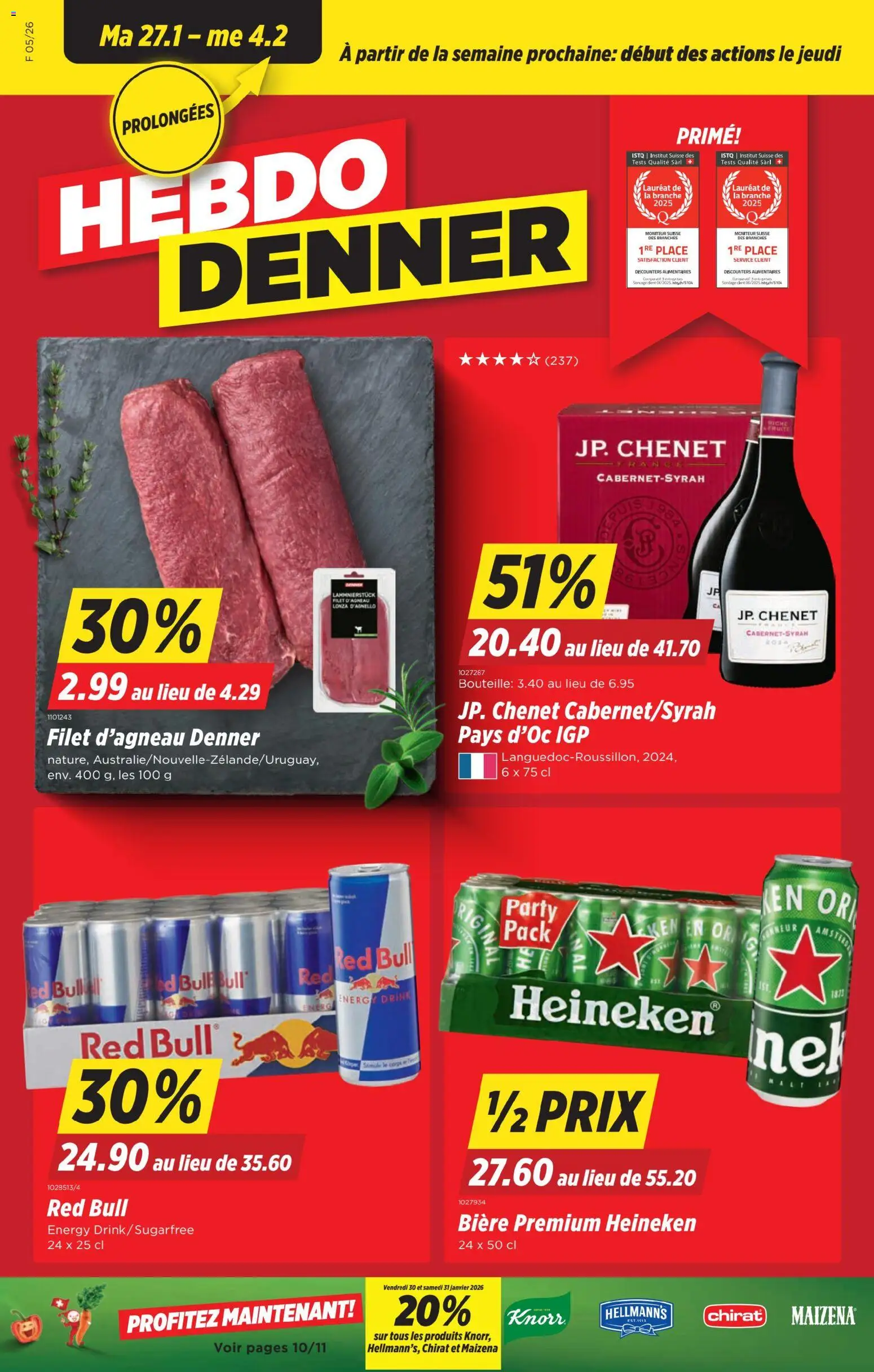 Denner Aktionen FR – gültig ab 27.01.2026 | Seite: 1 | Produkte: Red bull