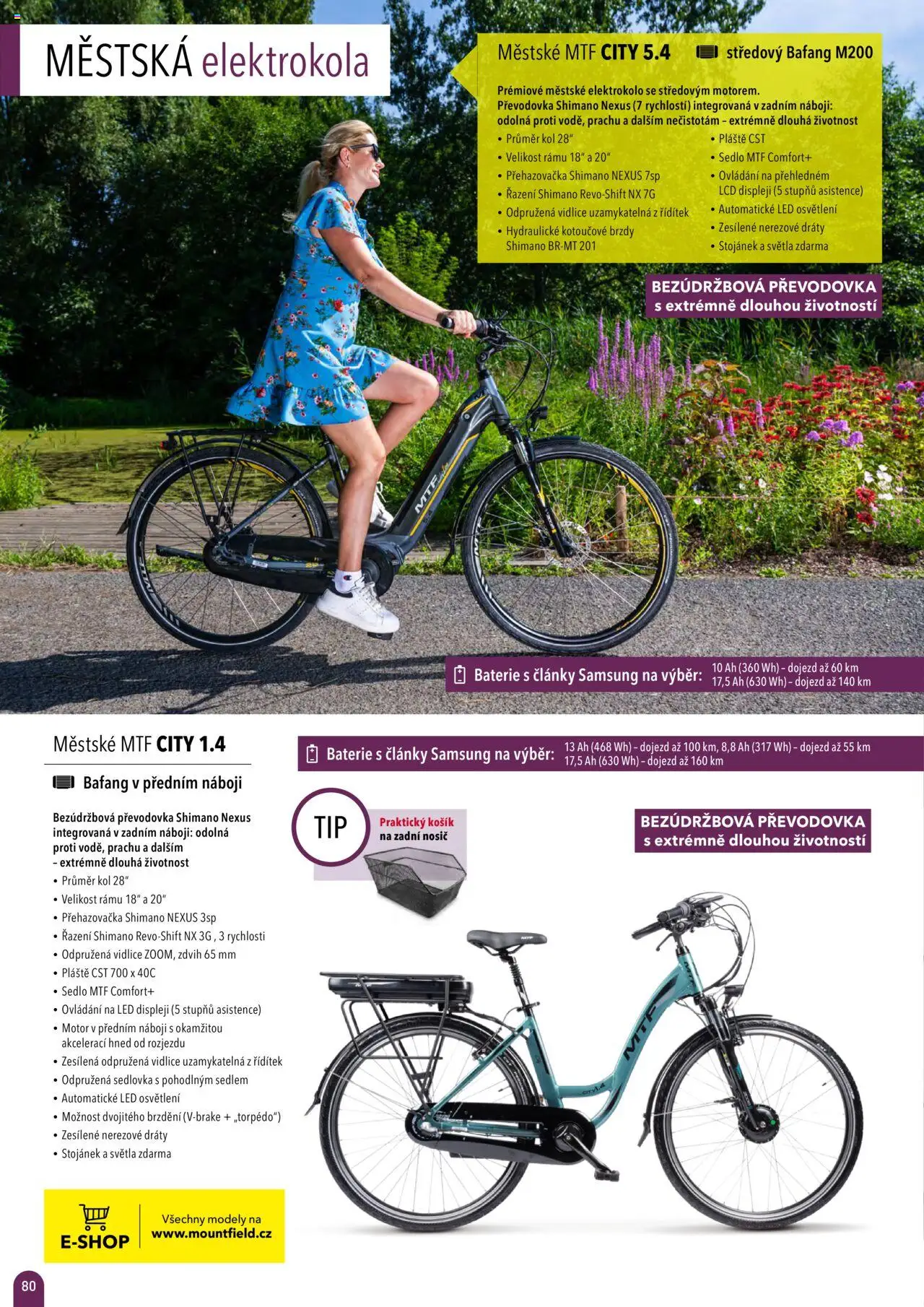 Mountfield katalog 2025 od 16.04.2025 | Strana: 80 | Produkty: Elektrokolo, Modely, Baterie, LED