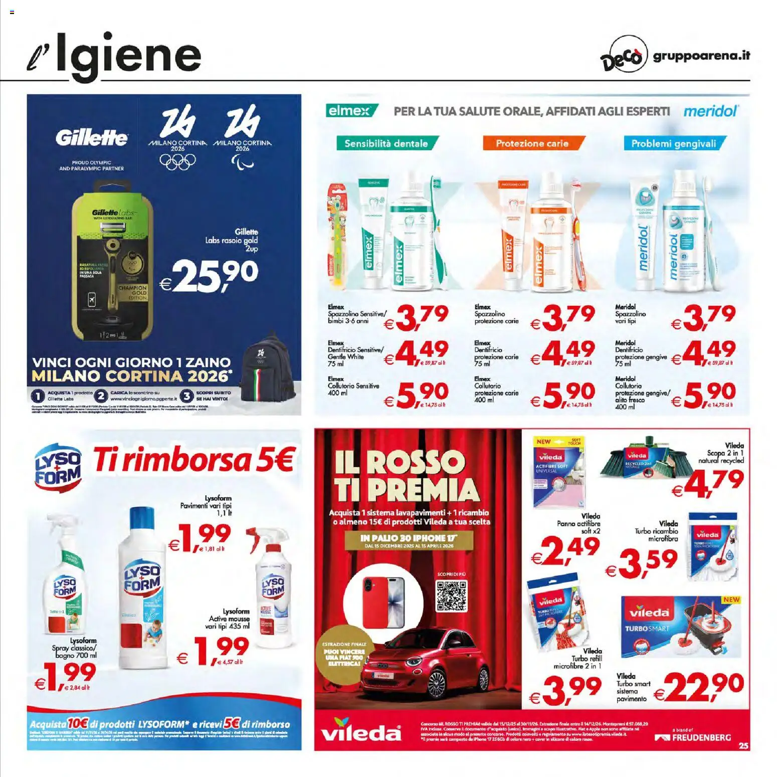Volantino Decò del 13.01.2026 | Pagina: 33 | Prodotti: Iphone, Dentifricio, Pavimento, Bagno
