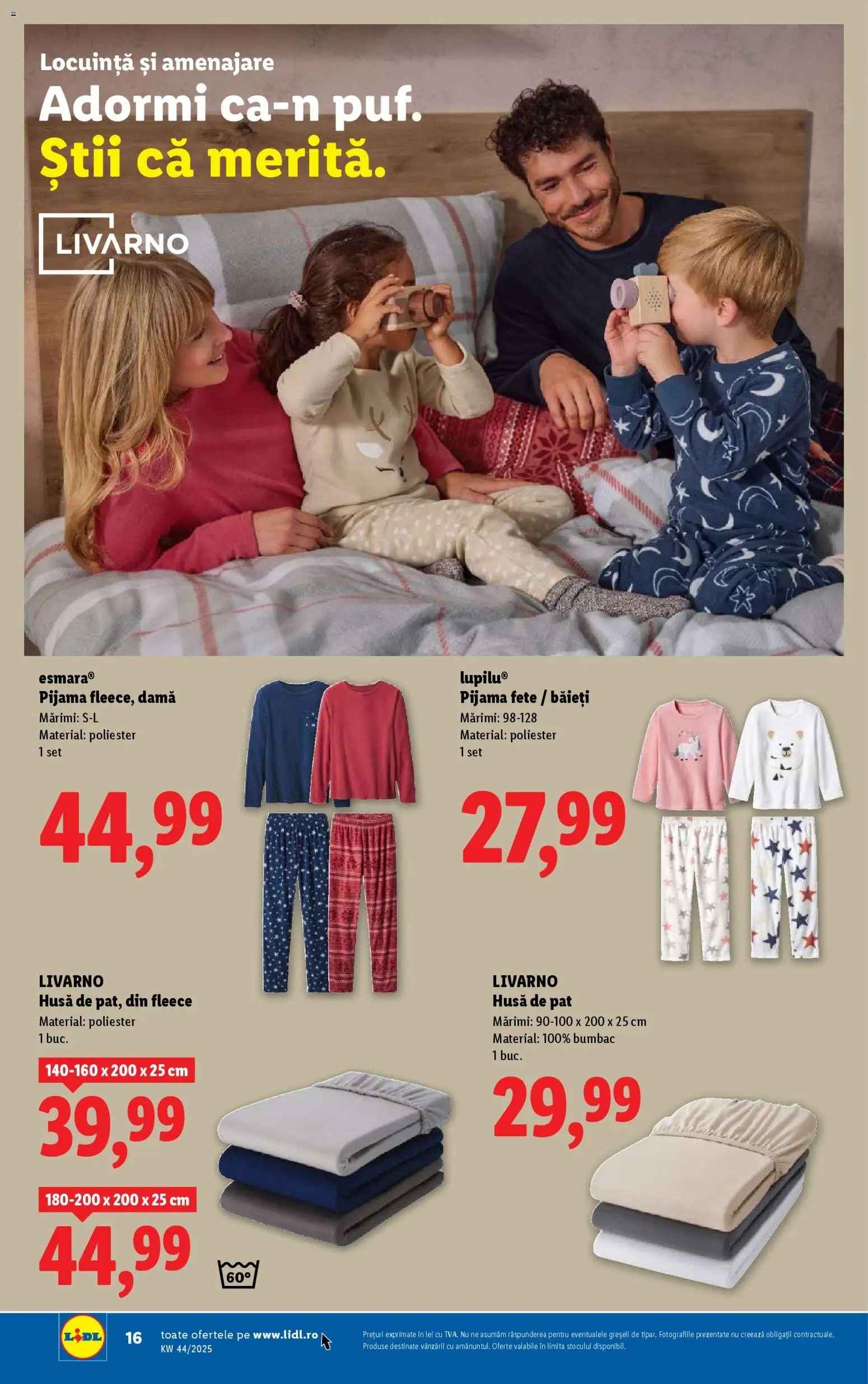 Noul catalog Lidl – valabil de la 27.10.2025 | Pagină: 16 | Produse: Pat