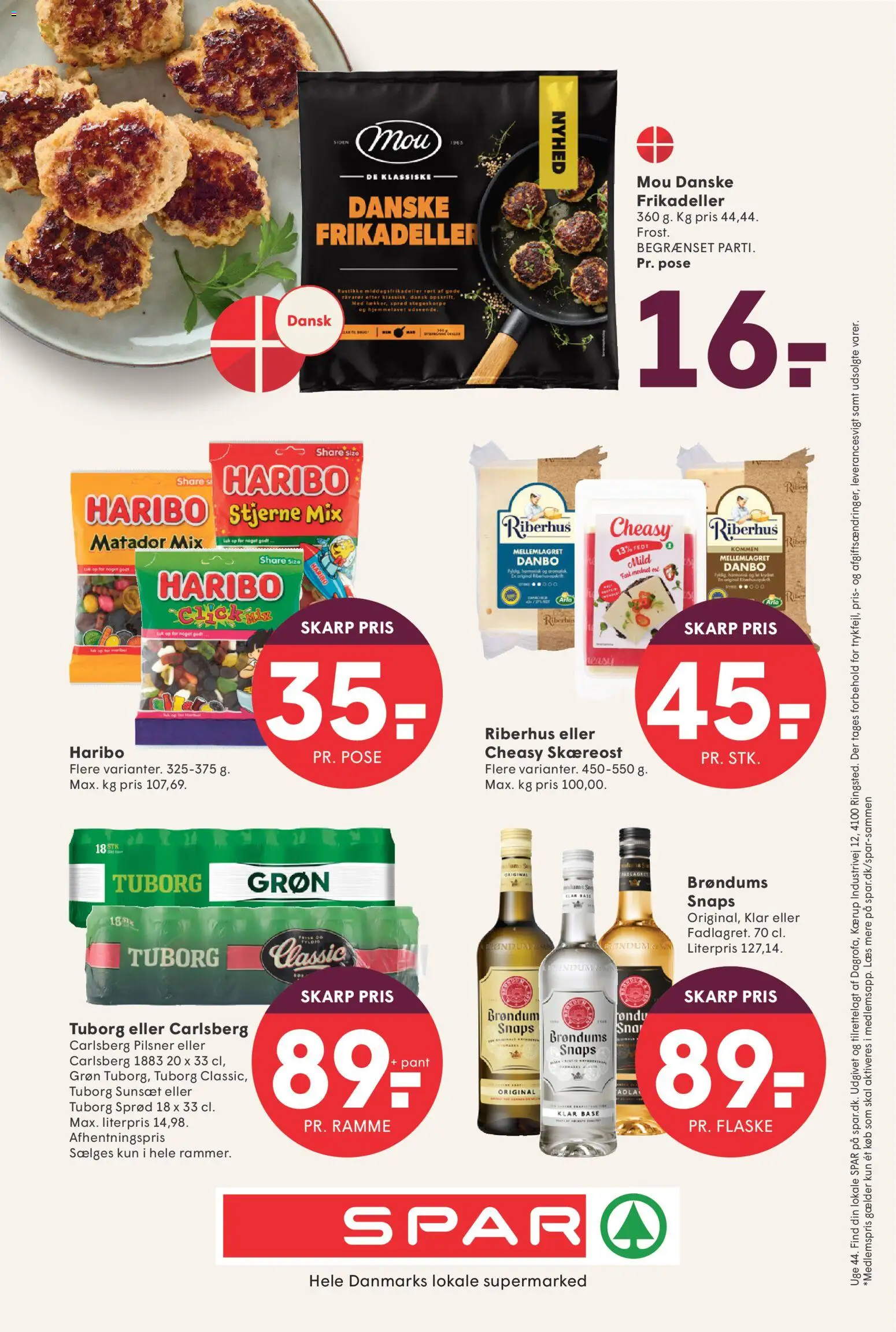 Spar tilbudsavis – gyldig fra 24.10.2025 | Side: 25 | Produkter: Frikadeller, Søm