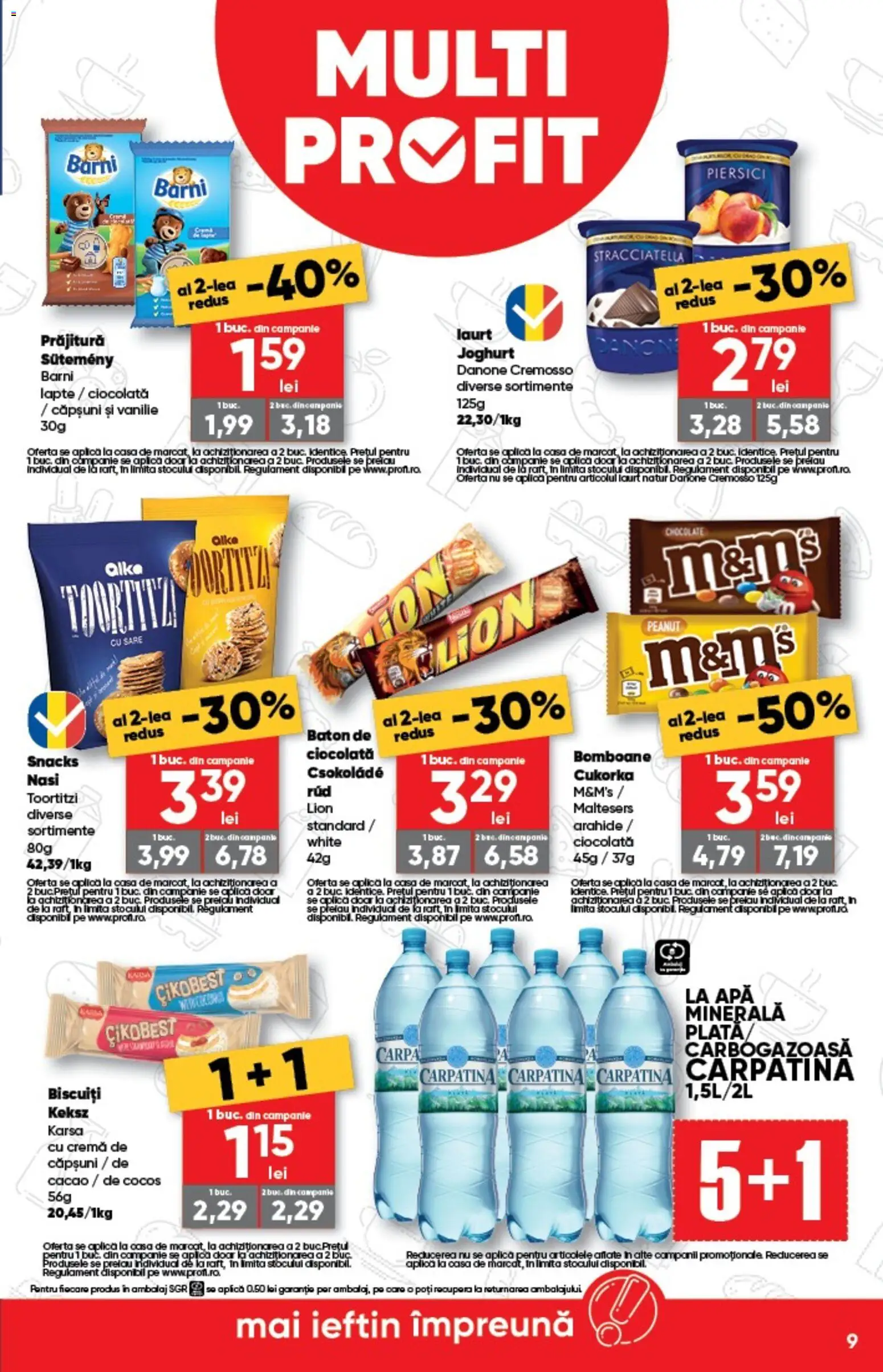 Noul catalog Profi – valabil de la 07.01.2026 | Pagină: 9 | Produse: Ciocolată, Căpșuni, Cacao, Sare