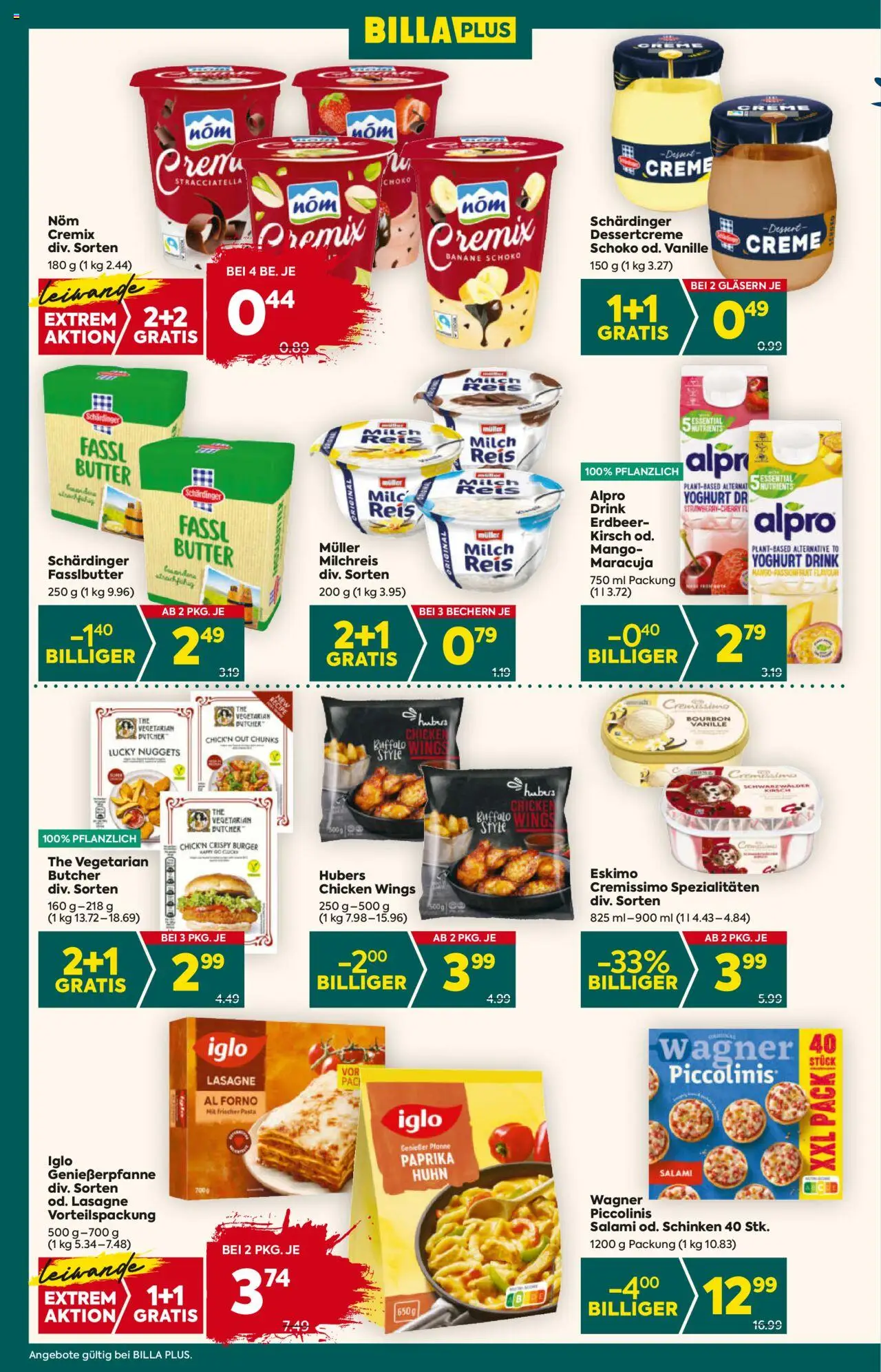 Billa Plus Flugblatt gültig ab 11.09.2025 | Seite: 12 | Produkte: Pasta, Mango, Butter, Reis