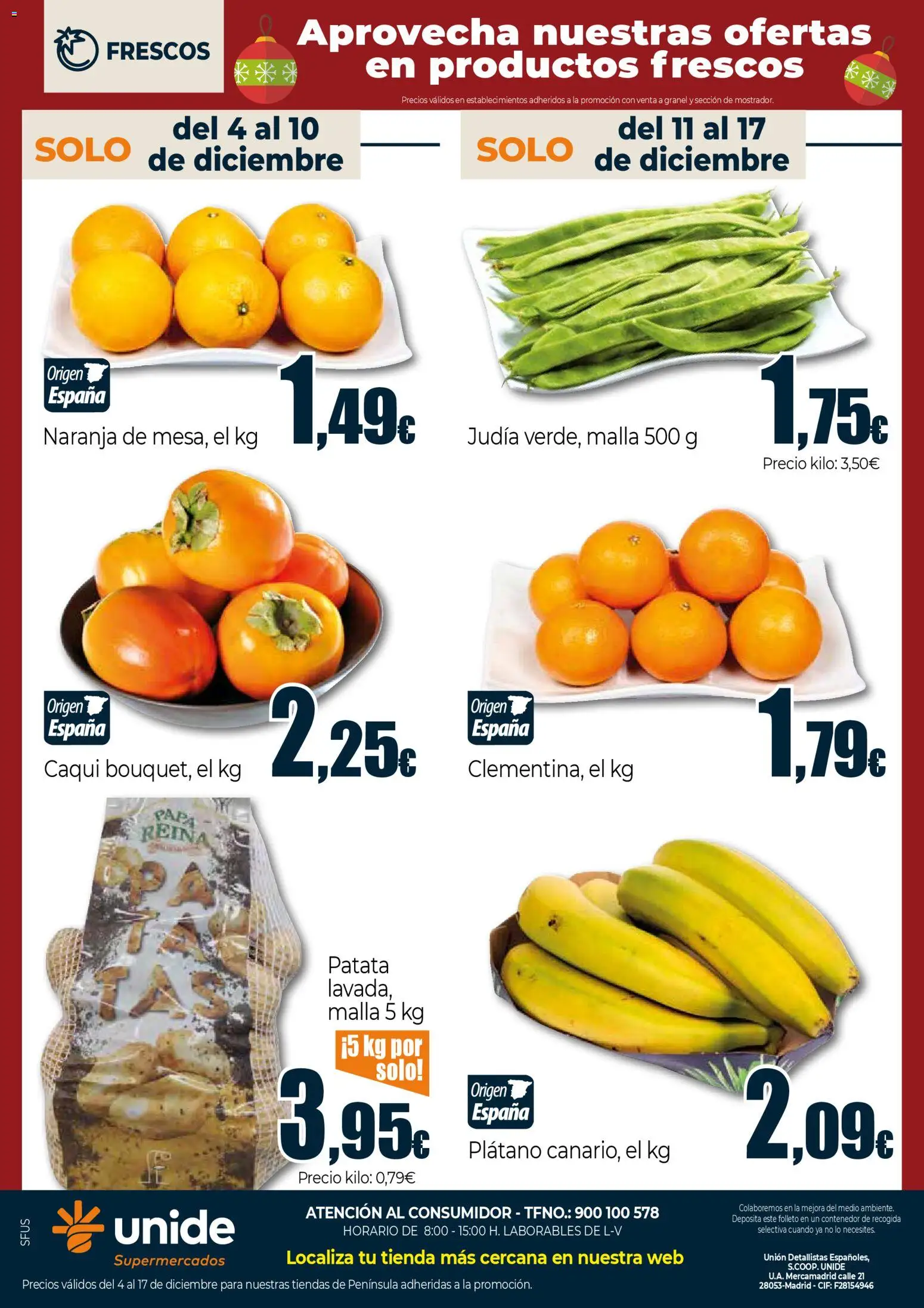 Unide - También en Navidad máximo ahorro Supermercados │ válido desde el 04.12.2025 | Página: 4