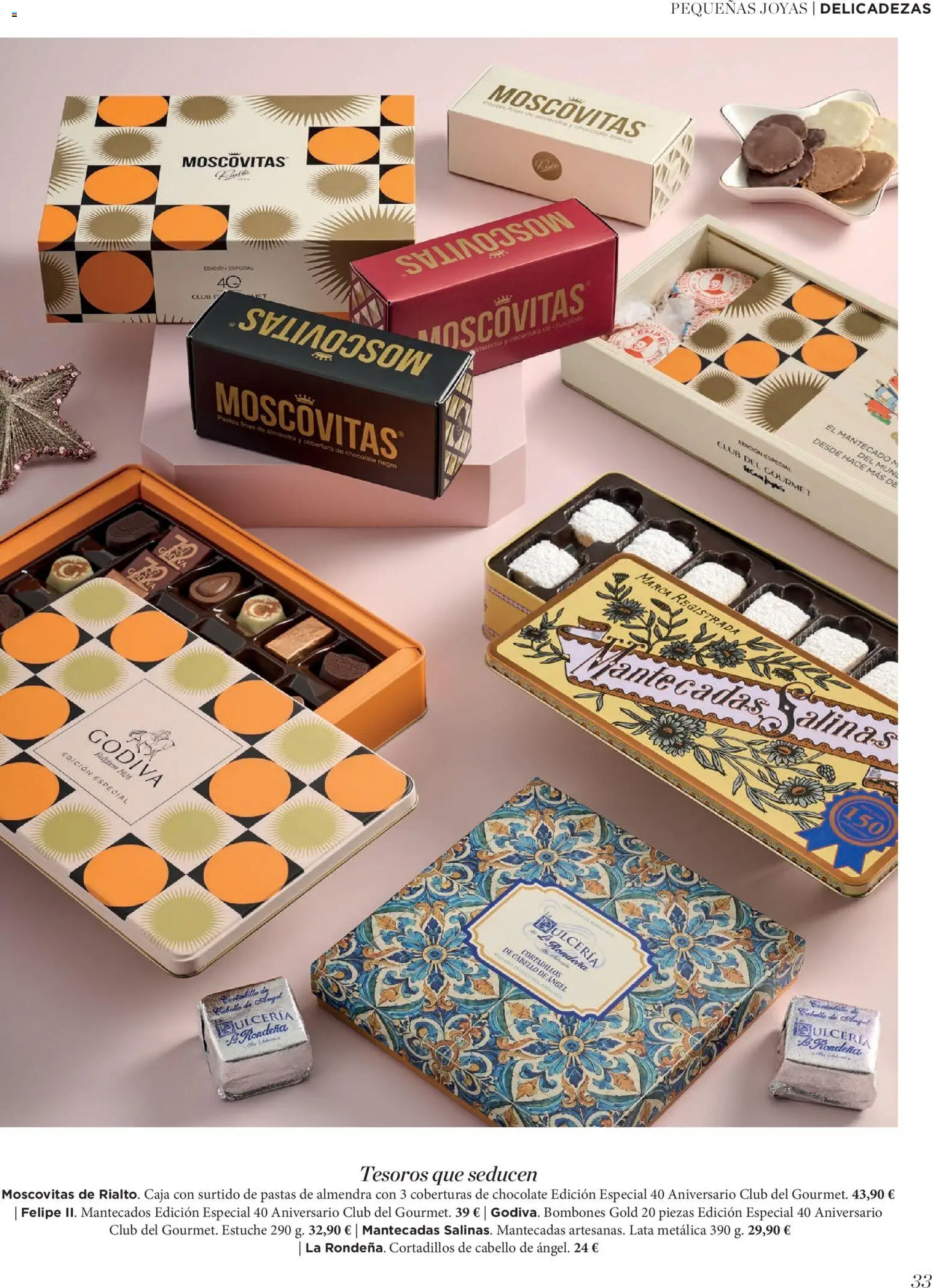 El Corte Inglés ofertas │ válido desde el 19.11.2025 | Página: 33 | Productos: Chocolate, Caja