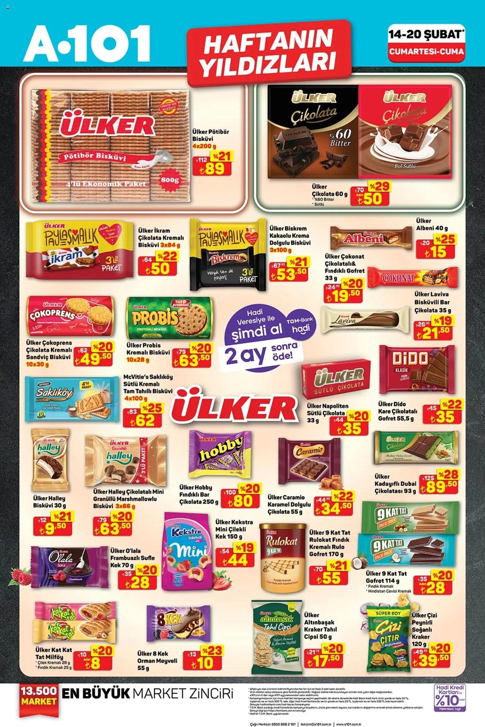 A101 Katalog - 14.02.2026 tarihinden itibaren geçerlidir | Sayfa: 3 | Ürünler: Fındıklı gofret, Krema, Tahıl, Bisküvi