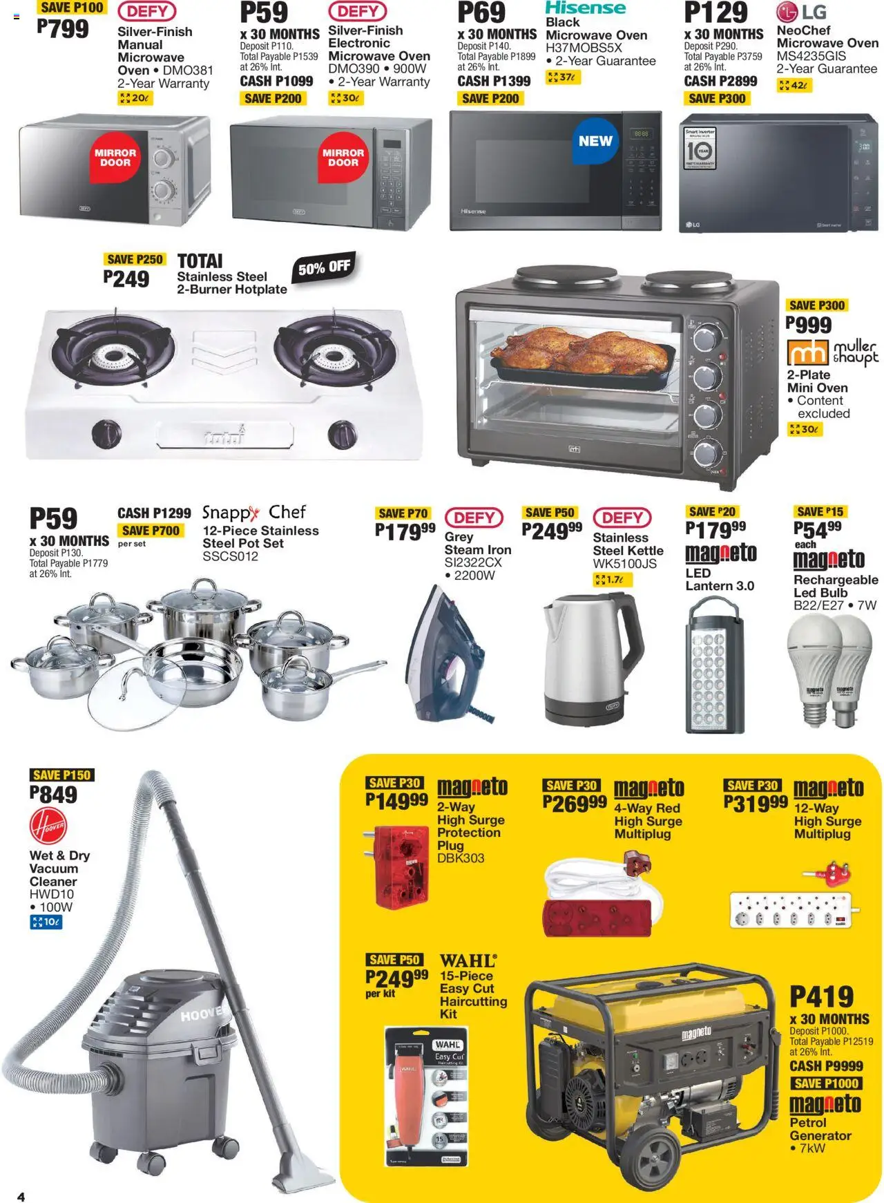New OK Furniture catalogue – valid from 17.09.2025 | Page: 4 | Products: Lantern, Kettle, Iron, Mirror