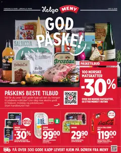 Forhåndsvisning av Meny Helgø God Påske gyldig fra 19.03.2026