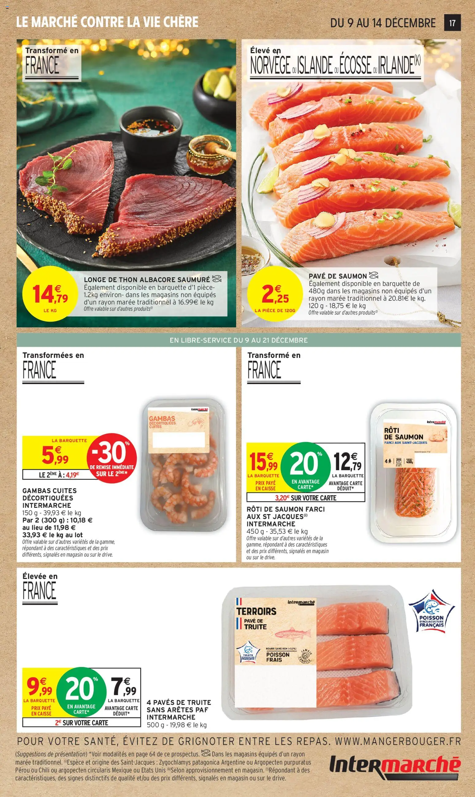 {H1} | Page: 17 | Produits: Pavé de saumon, Thon, Poisson, Saumon