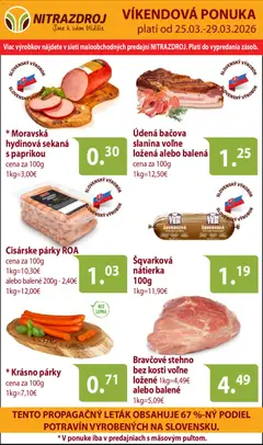 Nitrazdroj leták platný od 25.03.2026