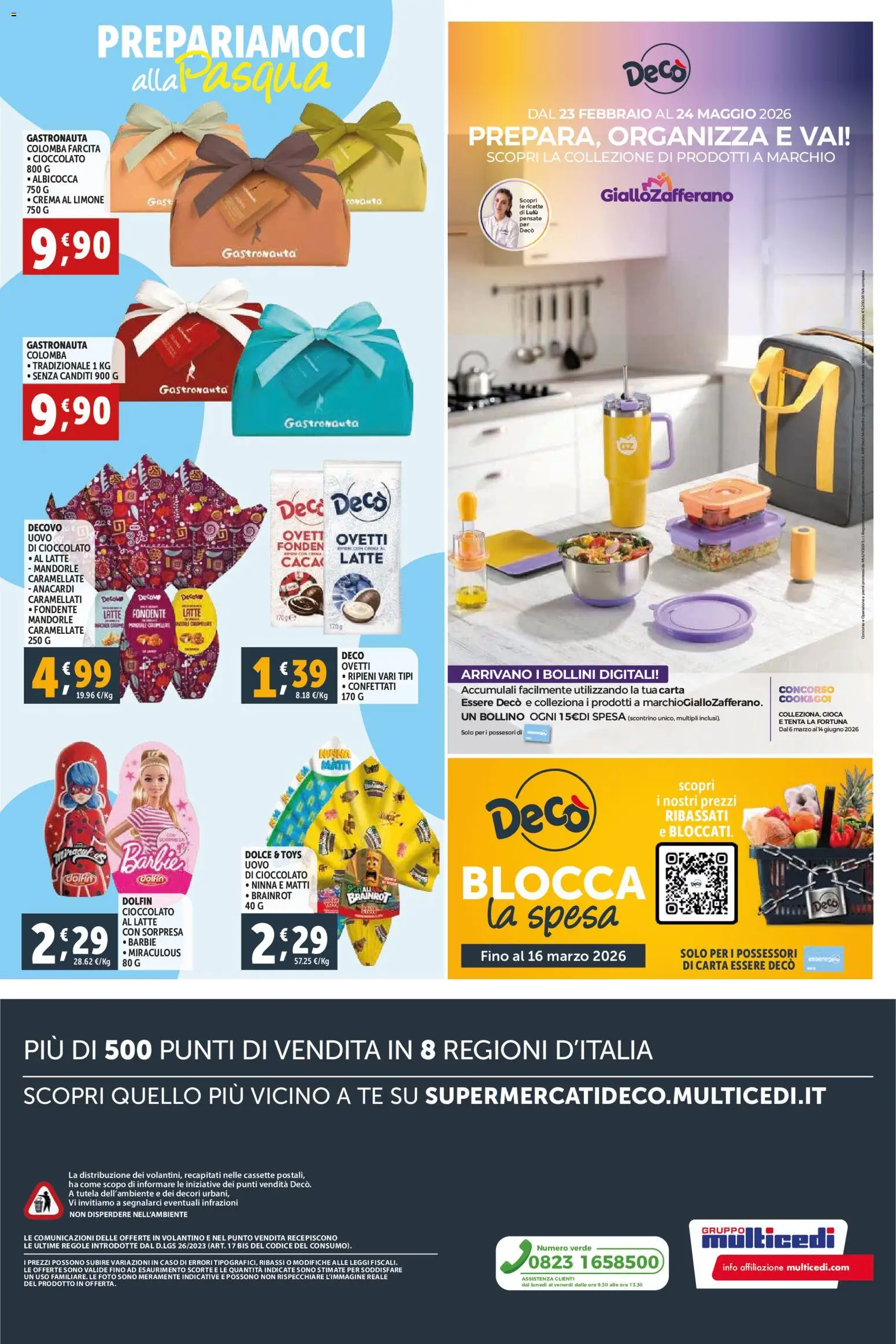 Volantino Decò del 23.02.2026 | Pagina: 12 | Prodotti: Tè, Limone, Anacardi, Mandorle