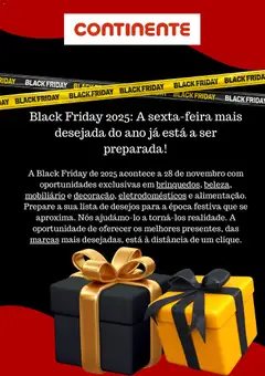 Pré-visualização Continente Black Friday perceber  válido de 03.11.2025