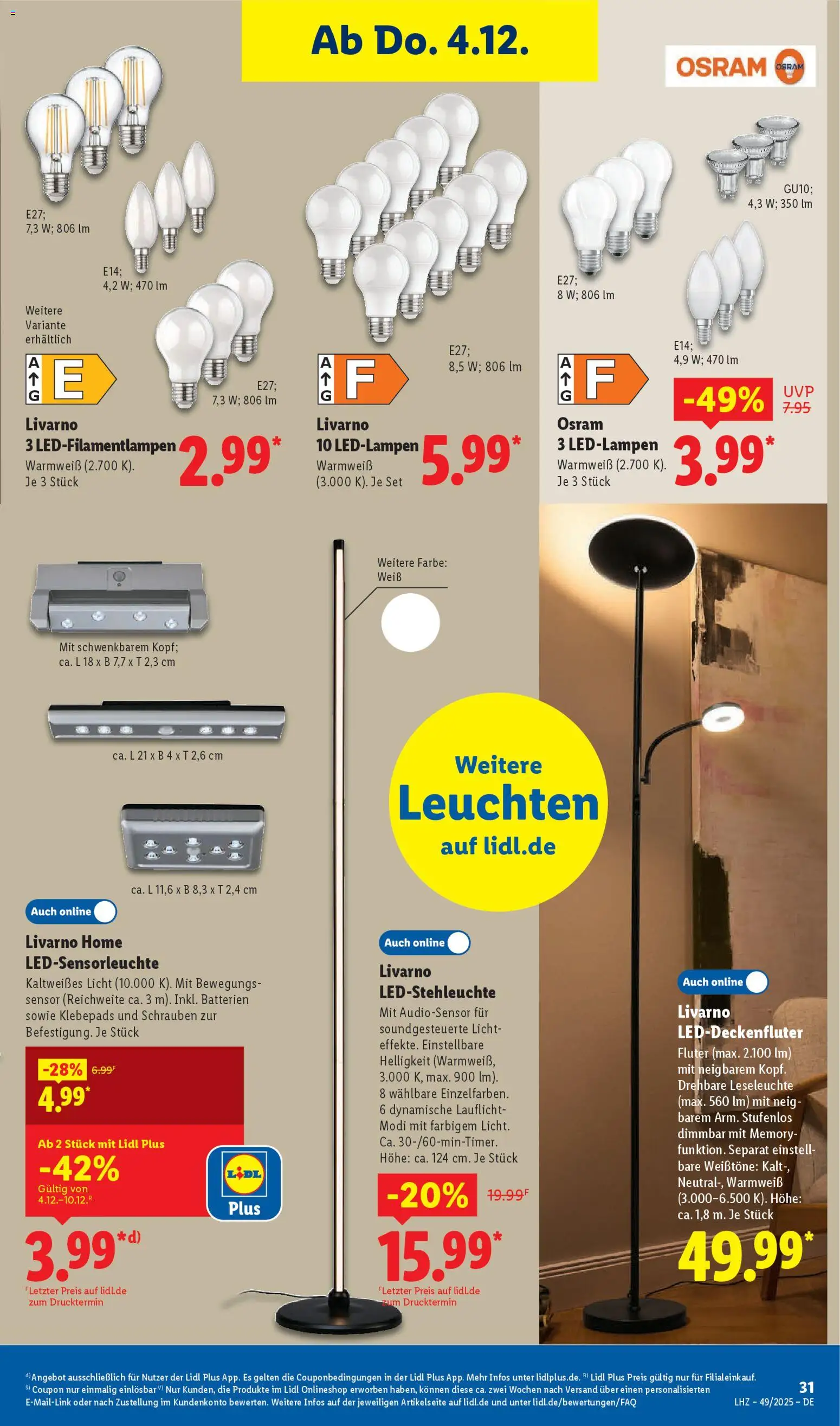 Lidl Prospekt Grimma – gültig ab 01.12.2025 | Seite: 47 | Produkte: Batterien