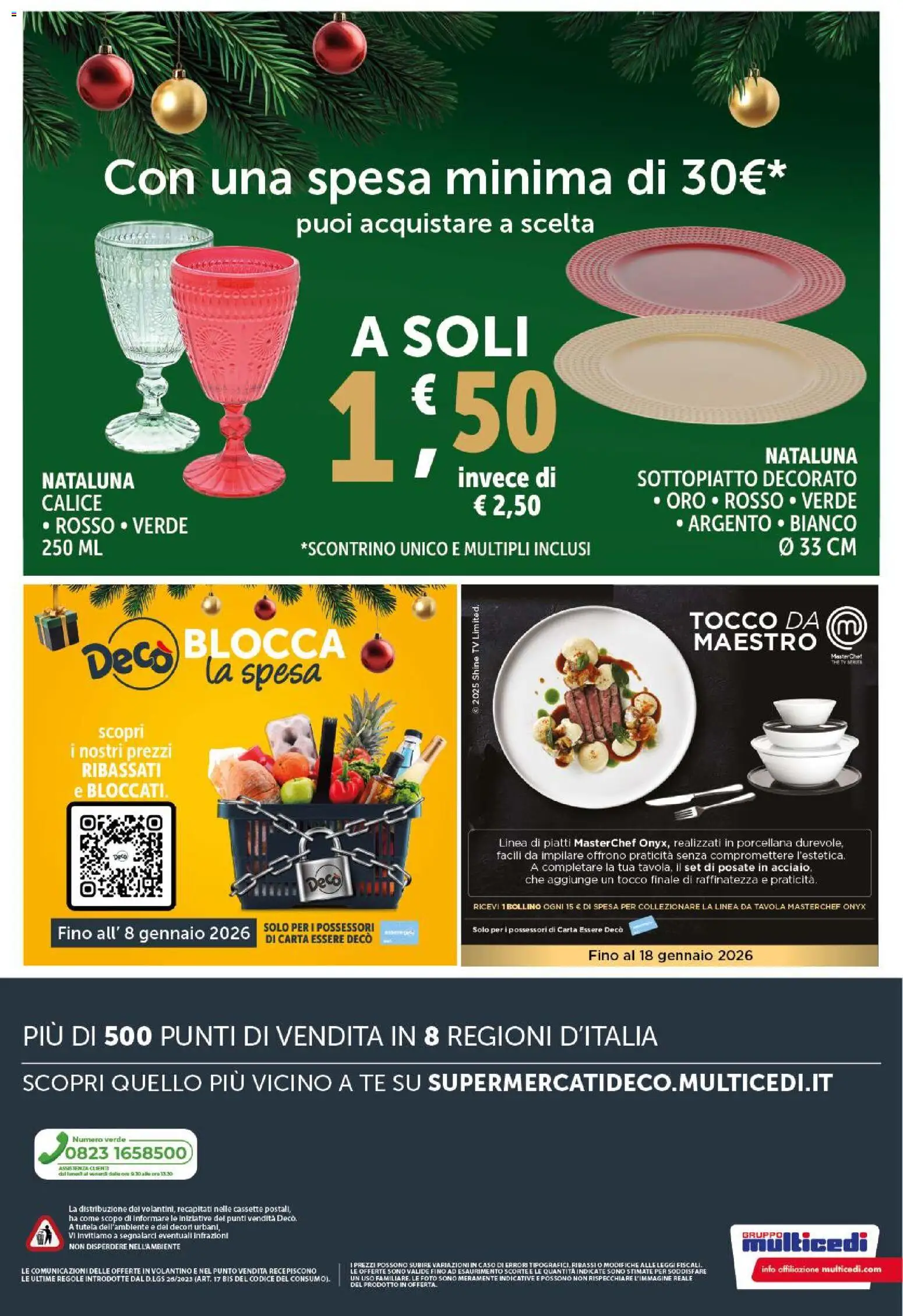 Volantino Decò del 15.12.2025 | Pagina: 28 | Prodotti: Calice, Posate, Tè, The