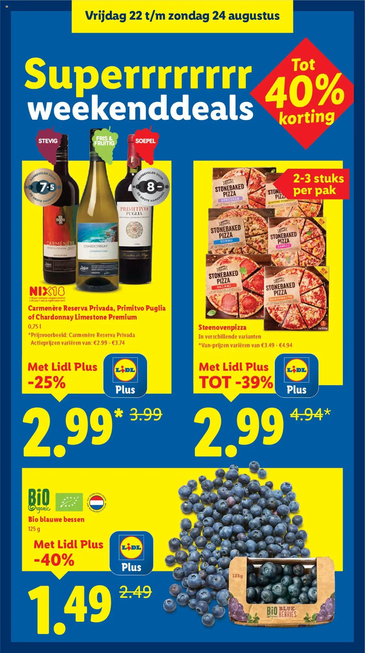  | Pagina: 39 | Producten: Salami, Pizza, Alcohol