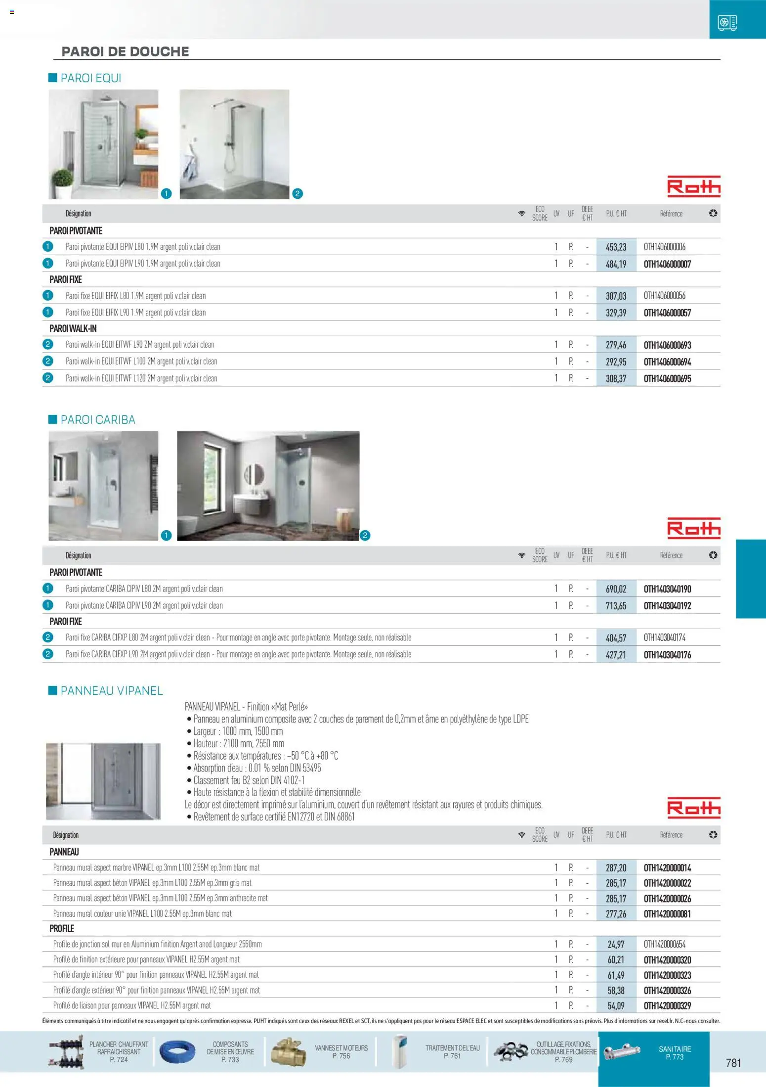 {H1} | Page: 126 | Produits: Couches, Porte, Douche