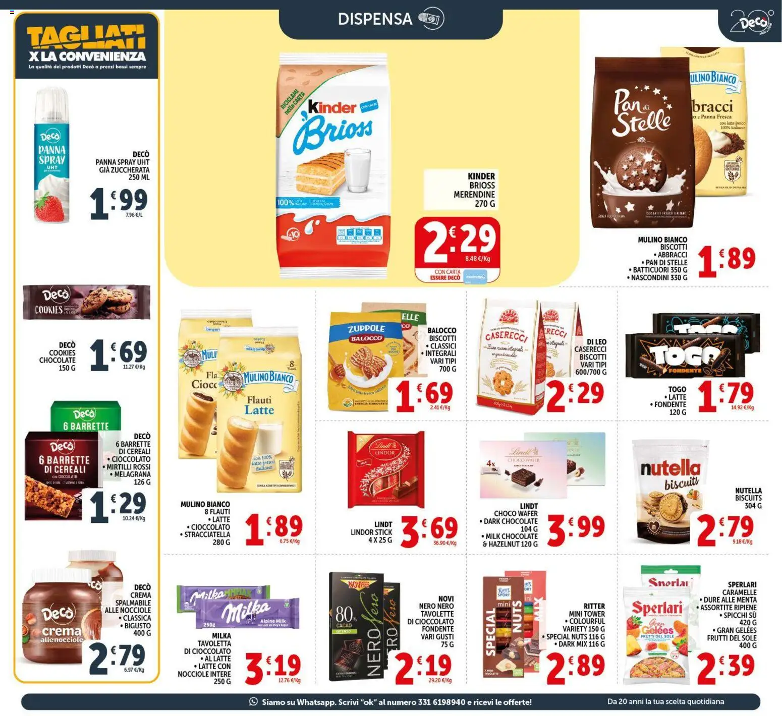 Volantino Decò del 17.03.2026 | Pagina: 15 | Prodotti: Caramelle, Olio, Mirtilli, Menta