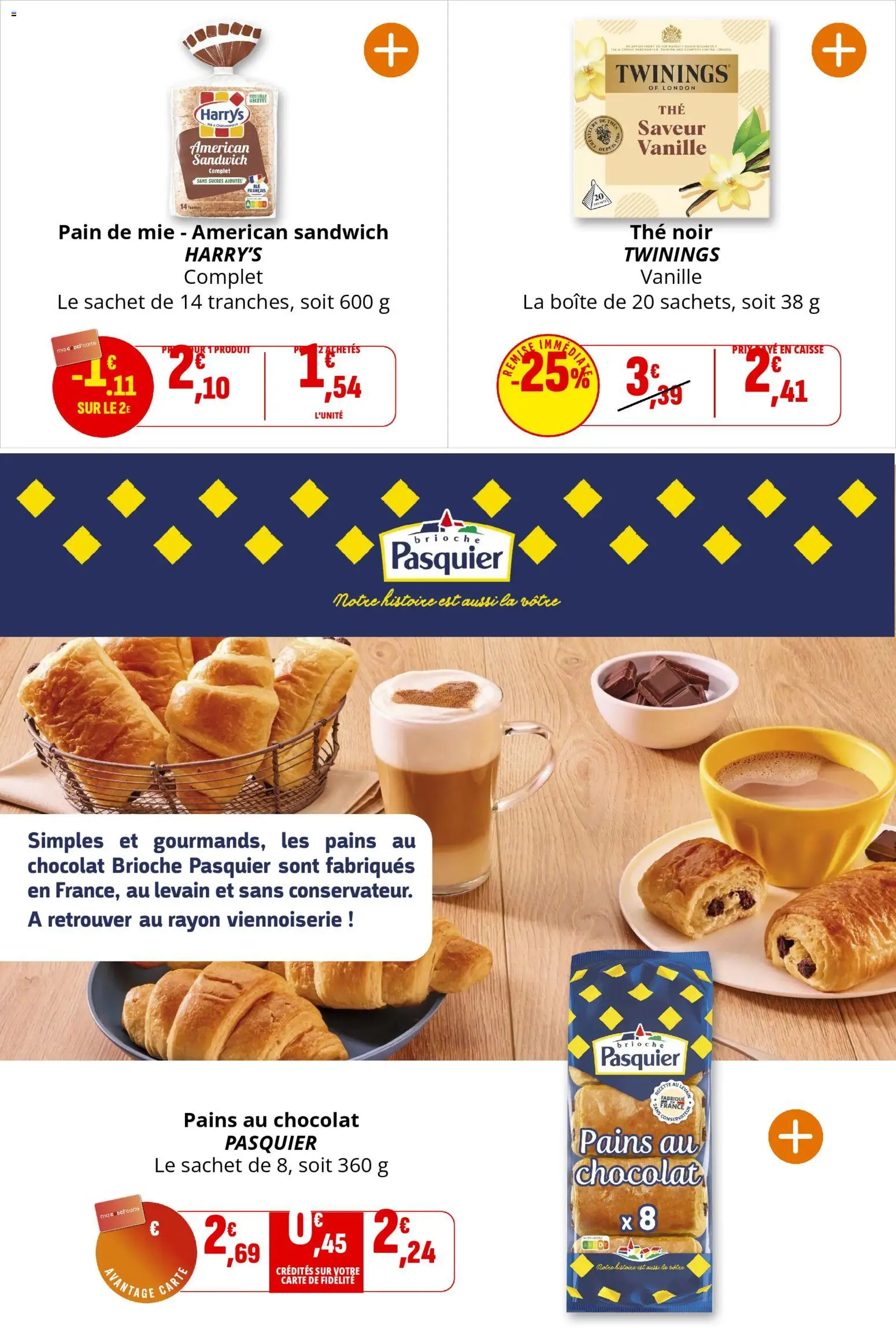 {H1} | Page: 13 | Produits: Sandwich, Pain de mie, Pain, Thé