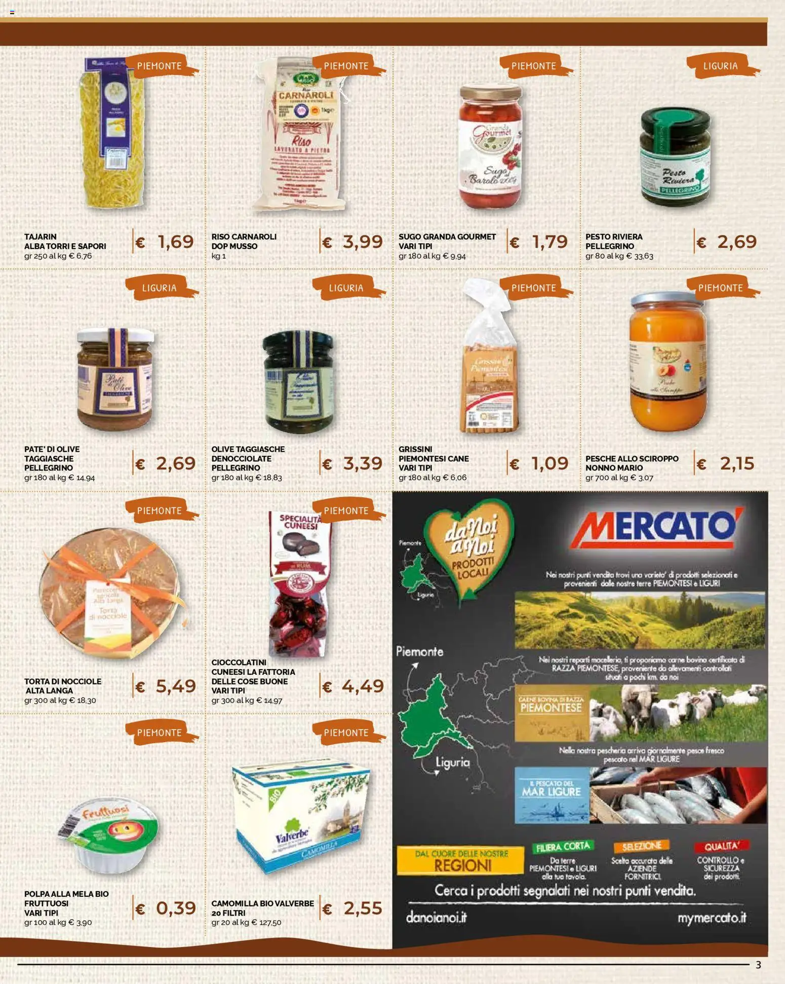 Volantino Mercatò del 12.01.2026 | Pagina: 3 | Prodotti: Riso Carnaroli, Riso, Grissini, Cioccolatini