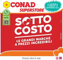 Anteprima del volantino Conad - Sottocosto valido a partire dal 06.11.2025