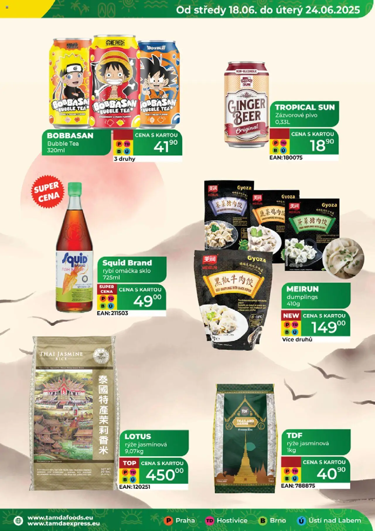 Tamda Foods leták od 18.06.2025 | Strana: 33 | Produkty: Rýže, Ginger Beer, Jasmínová rýže, Lotus