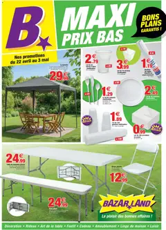 Bazarland - Prévisualisation de Bazarland catalogue valide à partir de 22.04.2026