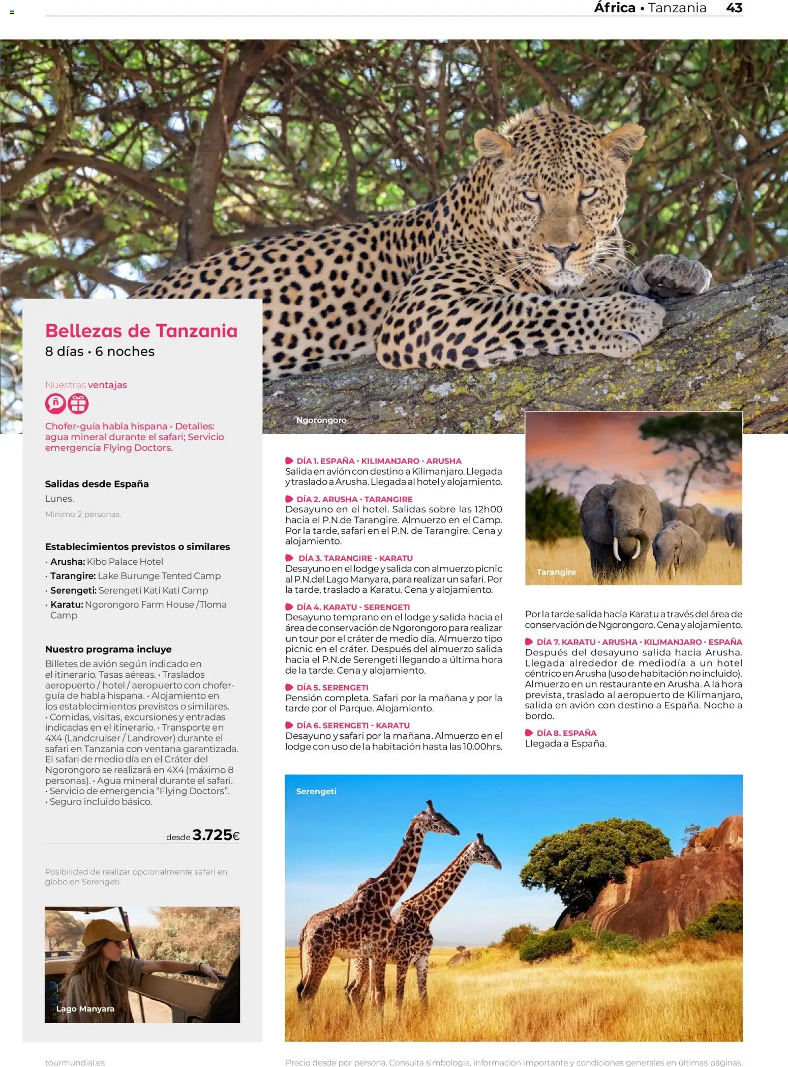 Viajes El Corte Inglés Africa y Oriente Medio │ válido desde el 01.01.2026 | Página: 43 | Productos: Agua mineral