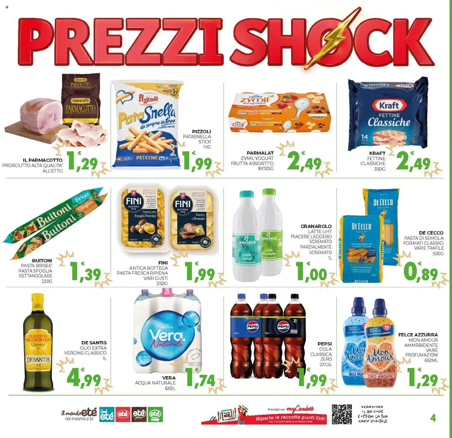 Volantino Eté del 02.12.2025 | Pagina: 4 | Prodotti: Acqua, Frutta, Olio, Profumo