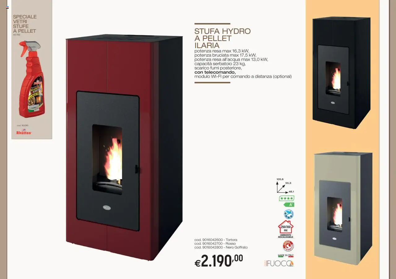 Volantino Brico OK del 11.09.2025 | Pagina: 4 | Prodotti: Pellet, Stufa