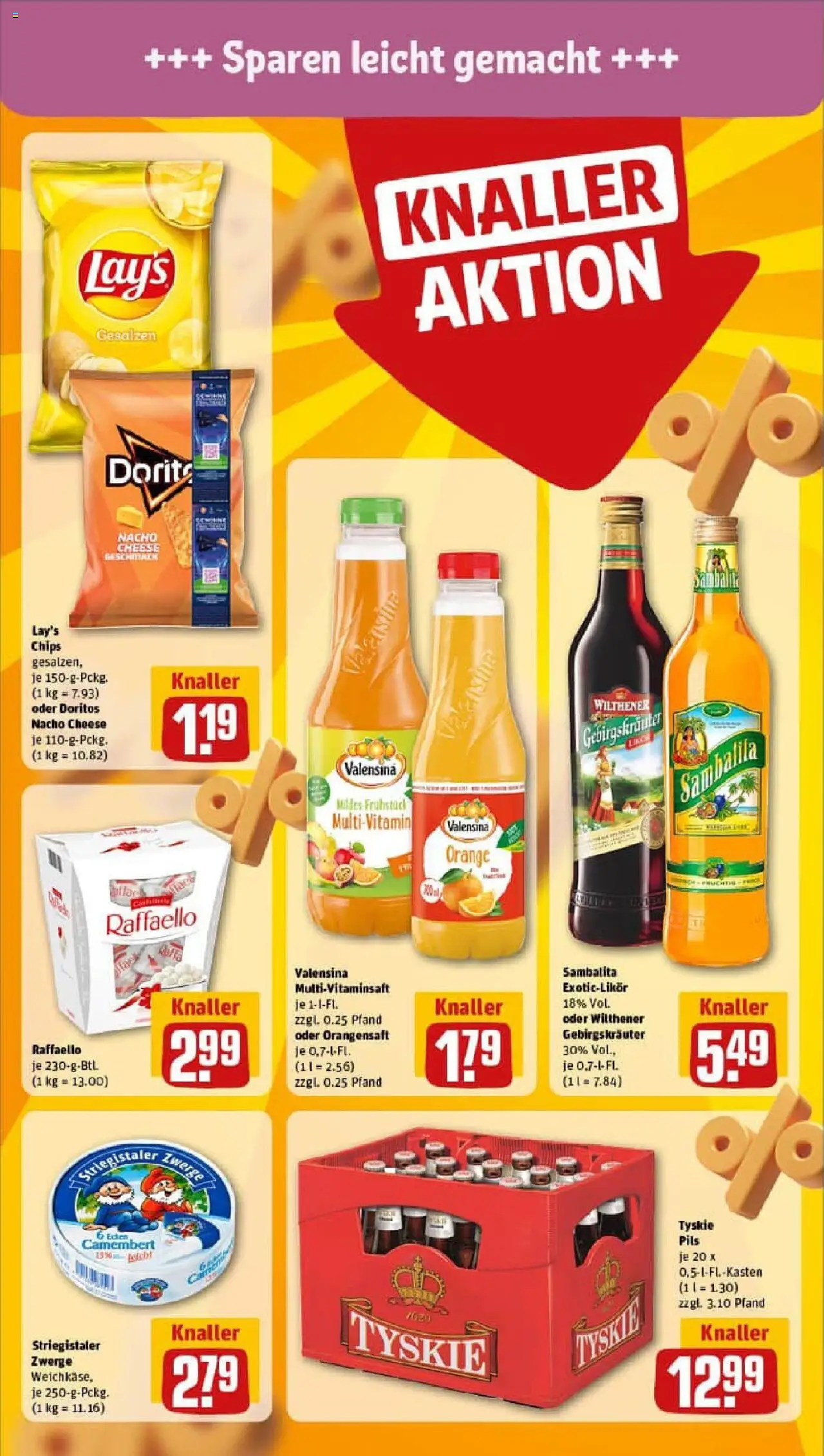 Rewe prospekt Chemnitz	 - gültig ab dem 29.06.2025 | Seite: 20 | Produkte: Pils, Orangensaft, Valensina, Chips