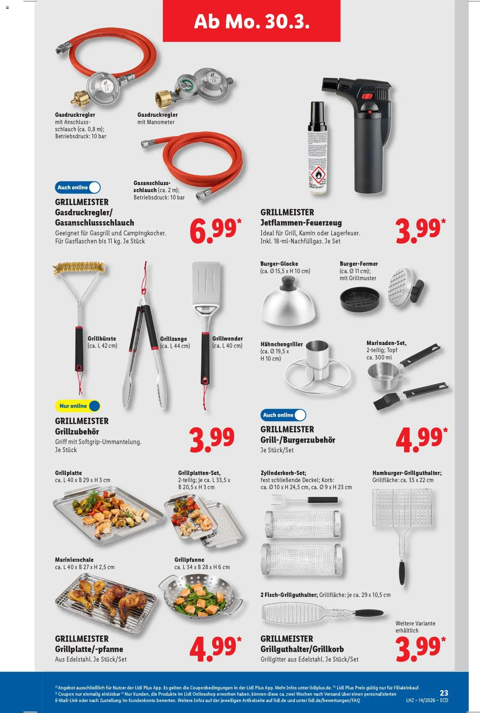 Lidl Prospekt – gültig ab 30.03.2026 | Seite: 15 | Produkte: Manometer, Kamin, Korb