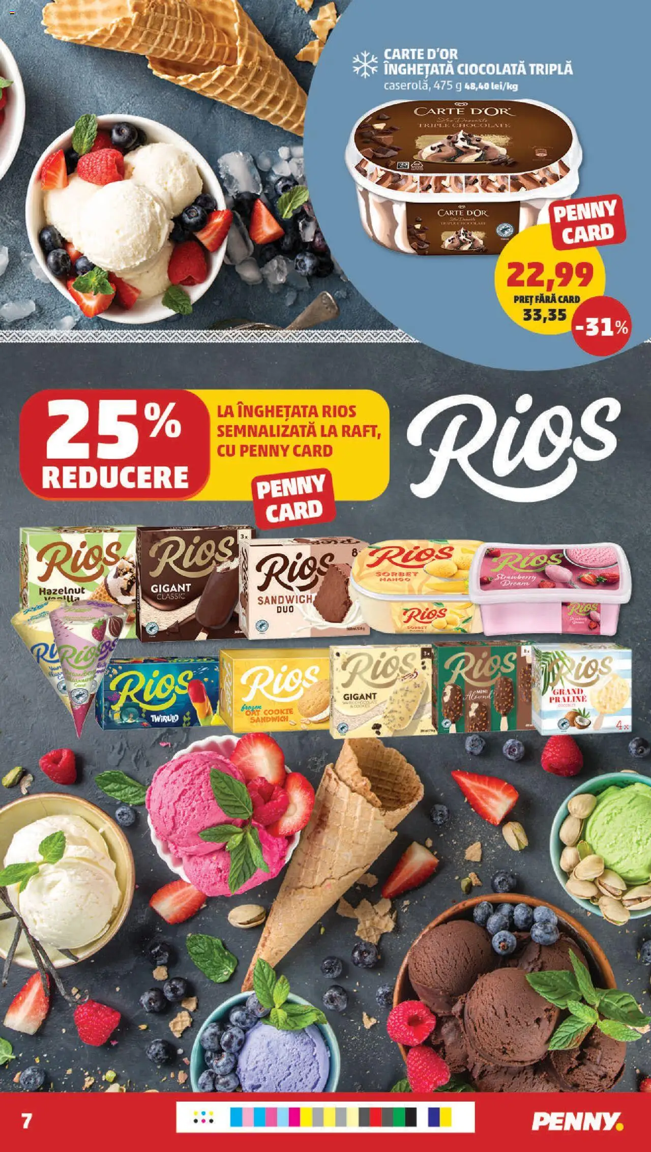 Catalog PENNY – valabil de la 27.08.2025 | Pagină: 7 | Produse: Praline, Ciocolată, Înghețată, Mango