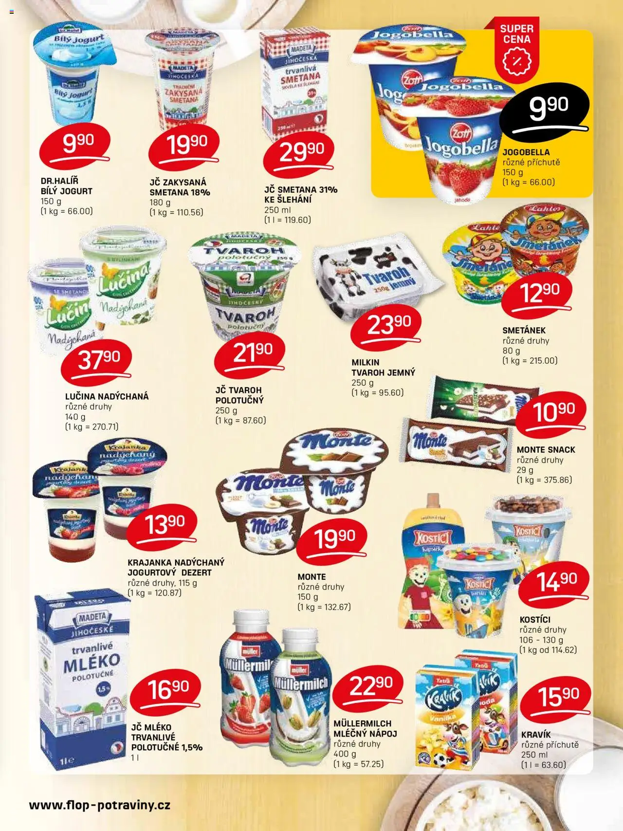 Flop leták od 11.06.2025 | Strana: 5 | Produkty: Jogurt, Smetana, Bílý jogurt, Müllermilch