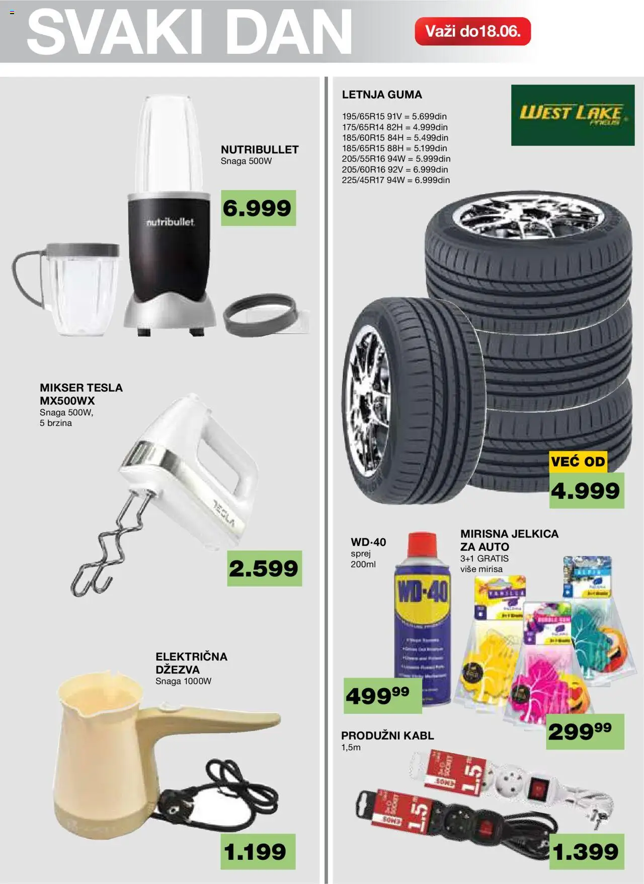 Idea katalog - važi od 05.06.2025 | Strana: 7 | Proizvode: Mikser, Kabl, Džezva, Produžni kabl