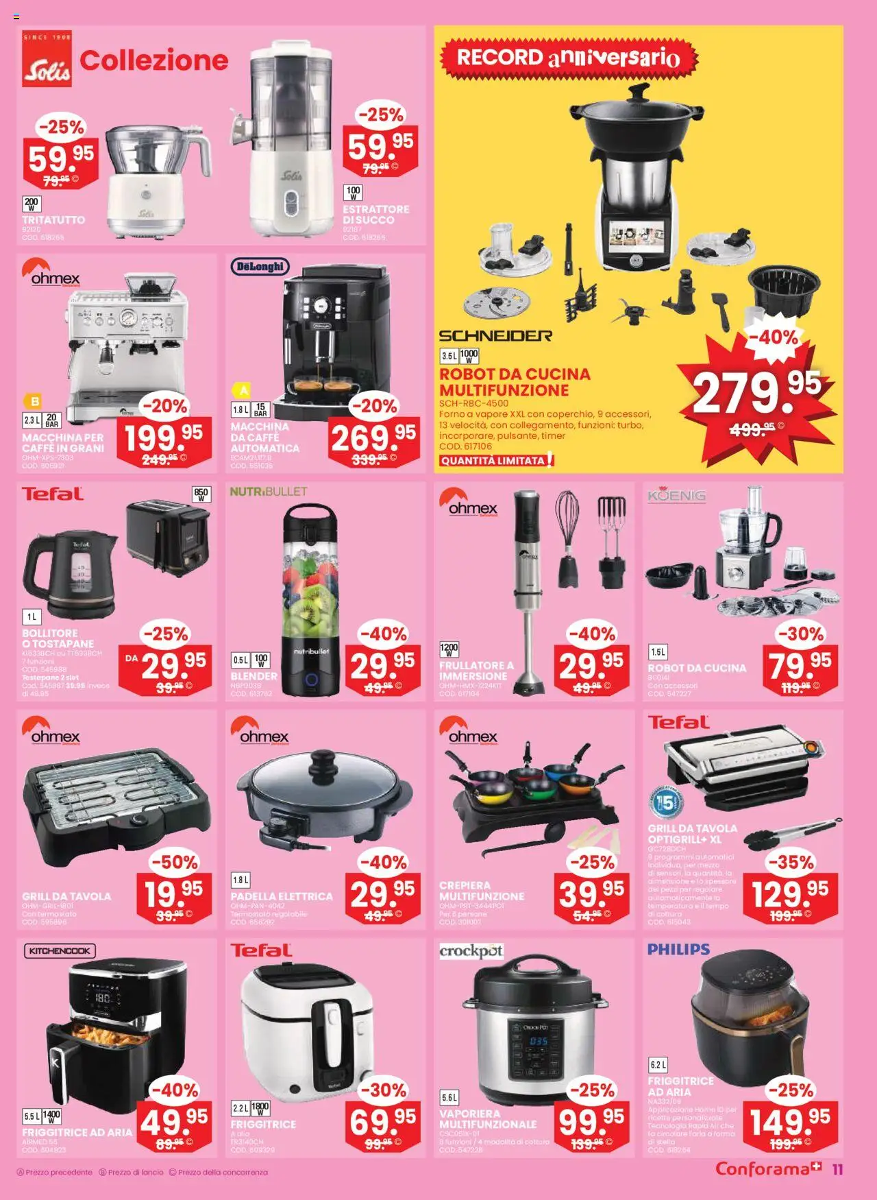 Conforama Aktionen IT – gültig ab 10.09.2025 | Seite: 11 | Produkte: Grill, Philips