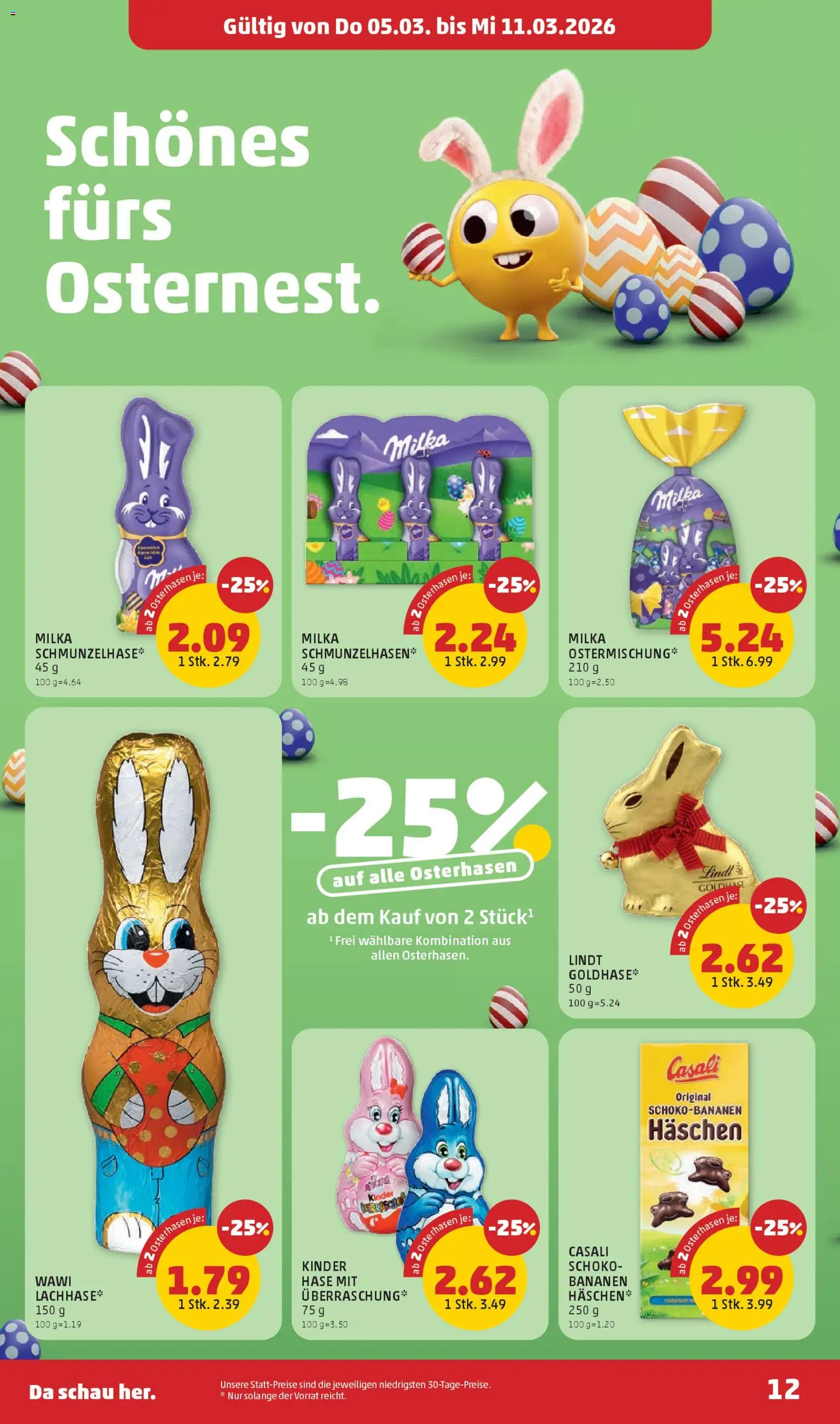 Penny Markt - Flugblatt gültig ab 05.03.2026 | Seite: 12 | Produkte: Bananen