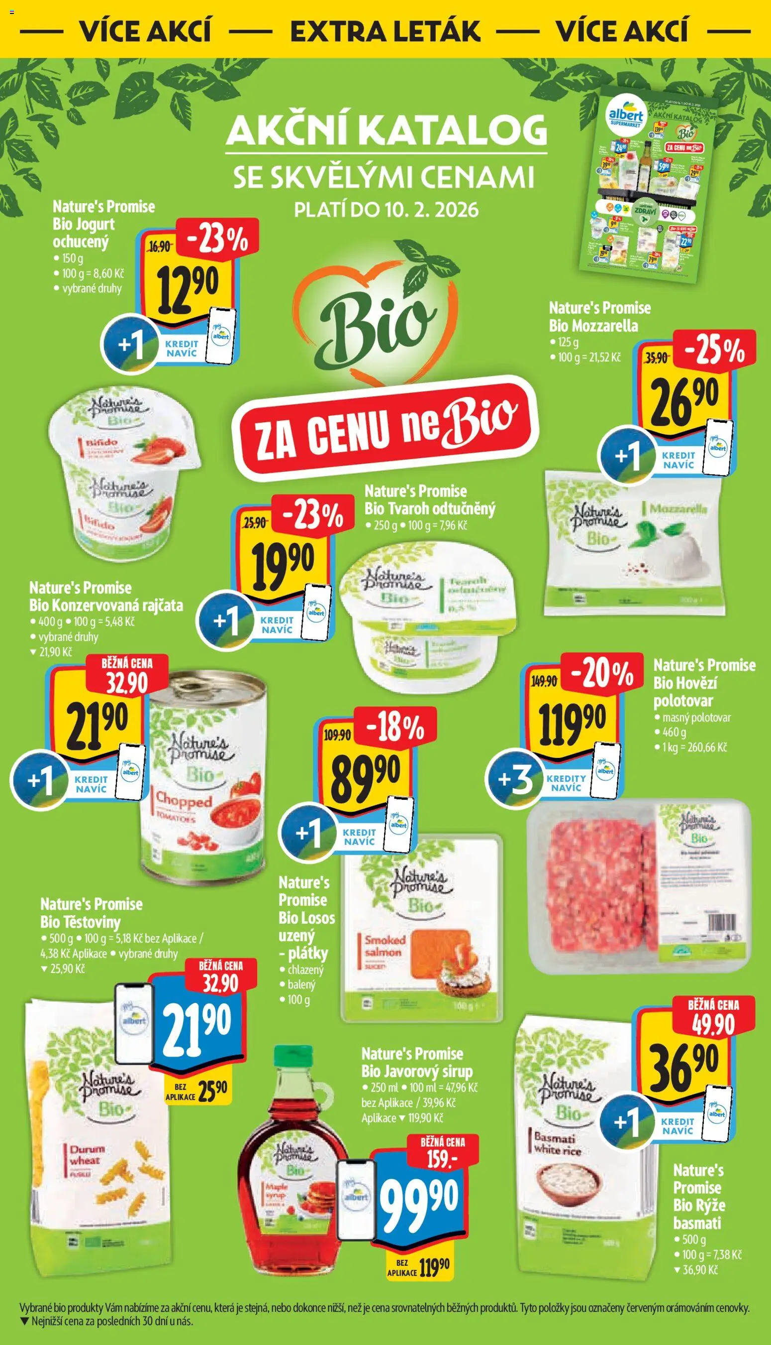 Albert leták - Supermarket od 21.01.2026 | Strana: 34 | Produkty: Těstoviny, Losos, Sirup, Mozzarella