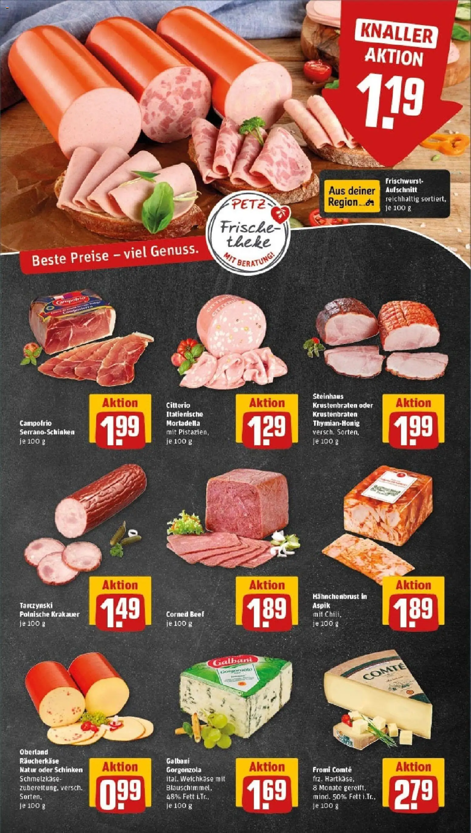 Rewe prospekt Neunkirchen	 – gültig ab 26.10.2025 | Seite: 11 | Produkte: Krustenbraten, Serrano schinken, Schinken, Hahnchenbrust
