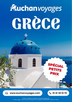 Auchan - Prévisualisation de Auchan voyages : vacances en Grèce  valide à partir de 13.04.2026