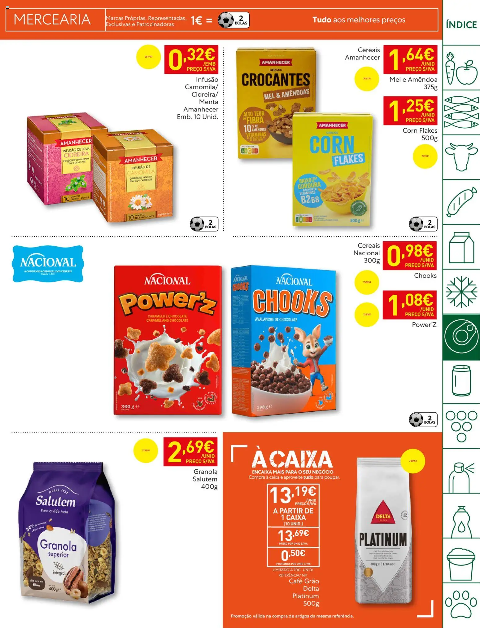 Recheio folheto │ válido de 21.04.2026 | Página: 27 | Produtos: Café, Chocolate, Mel, Cereais