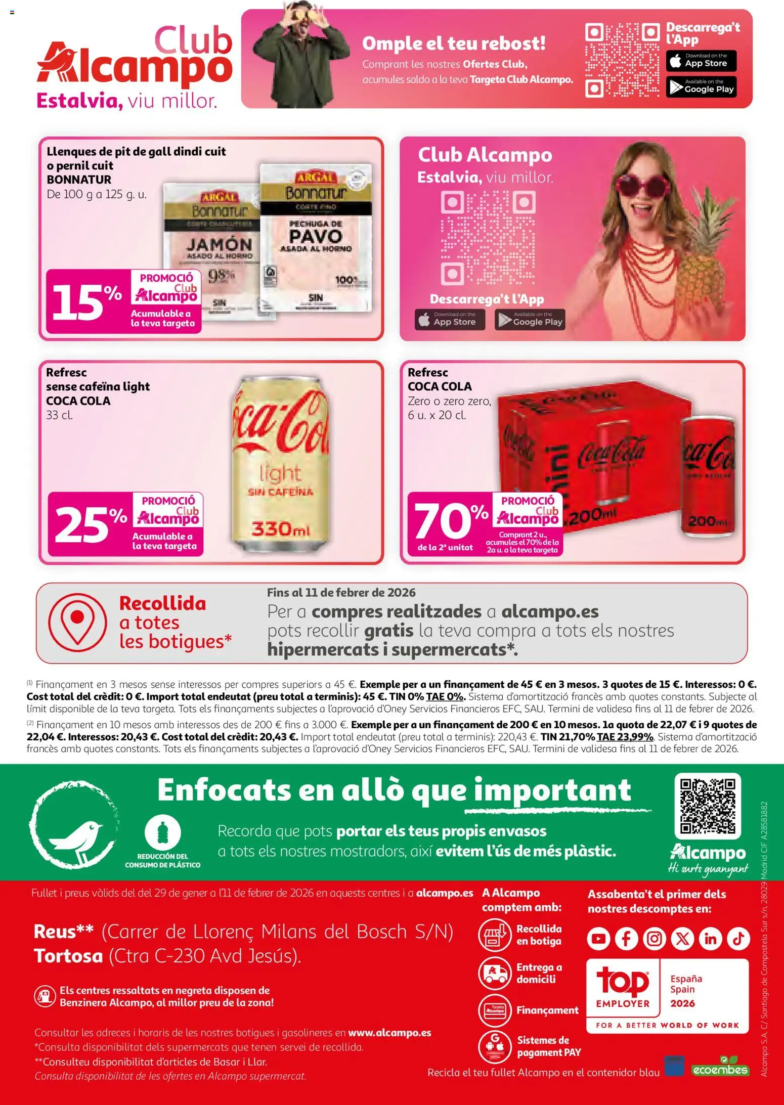 Alcampo - SST catalan  │ válido desde el 29.01.2026 | Página: 12 | Productos: Jamón, Horno