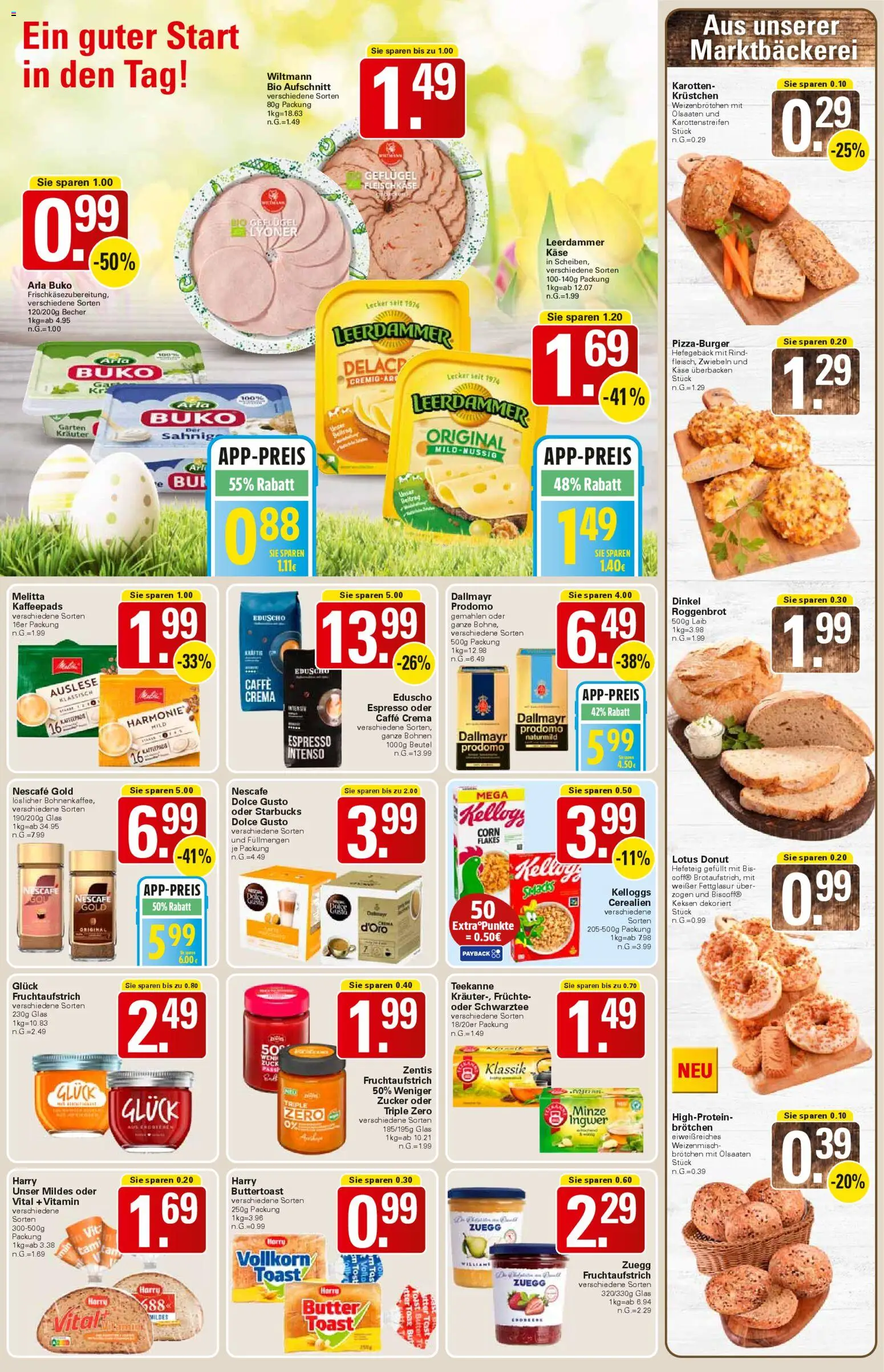 WEZ Prospekt – gültig ab 23.03.2026 | Seite: 7 | Produkte: Nescafe, Zwiebeln, Arla buko, Nescafe gold