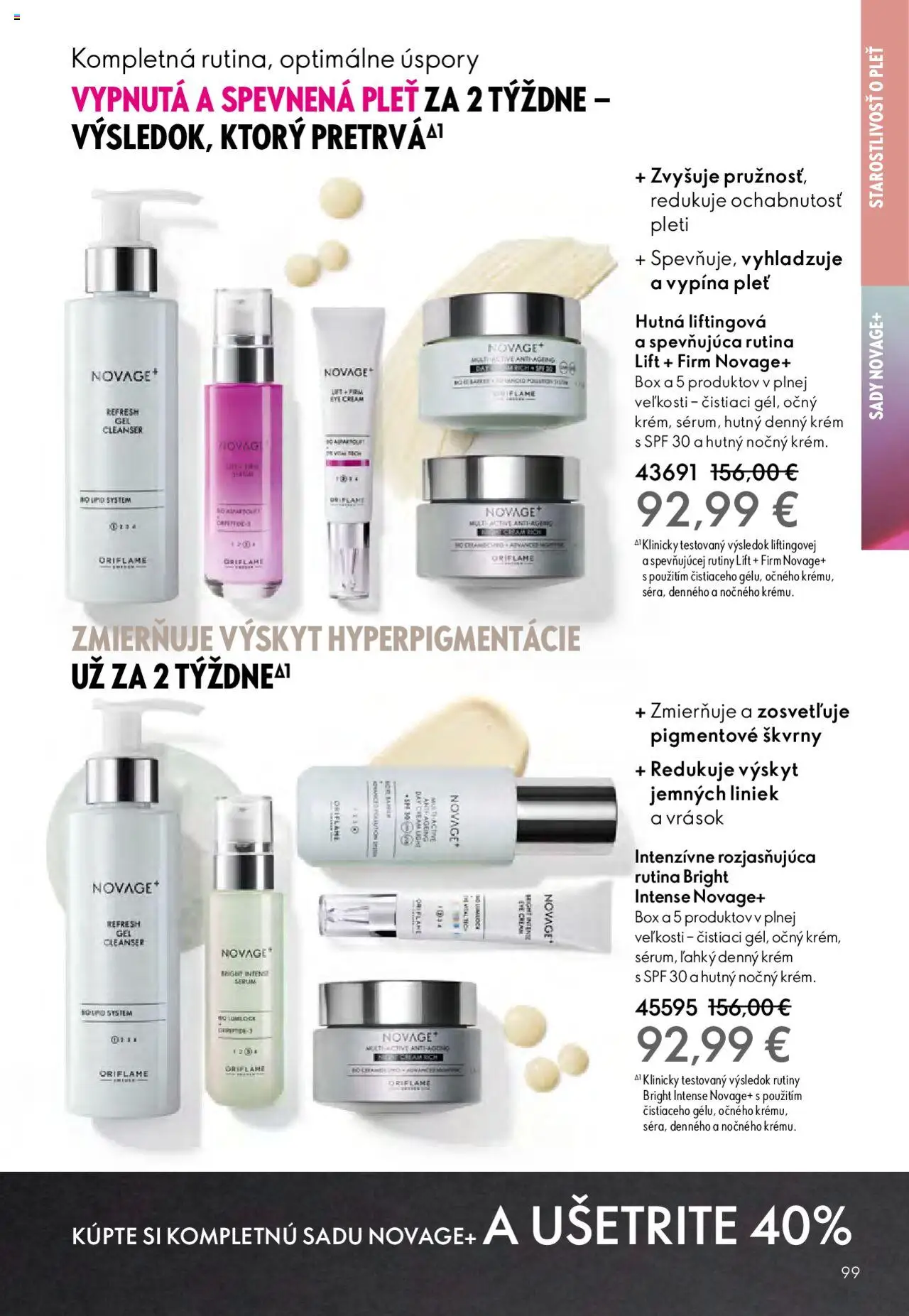 Nové Oriflame akcie – leták je platný od 01.10.2025 | Strana: 99 | Produkty: Krém